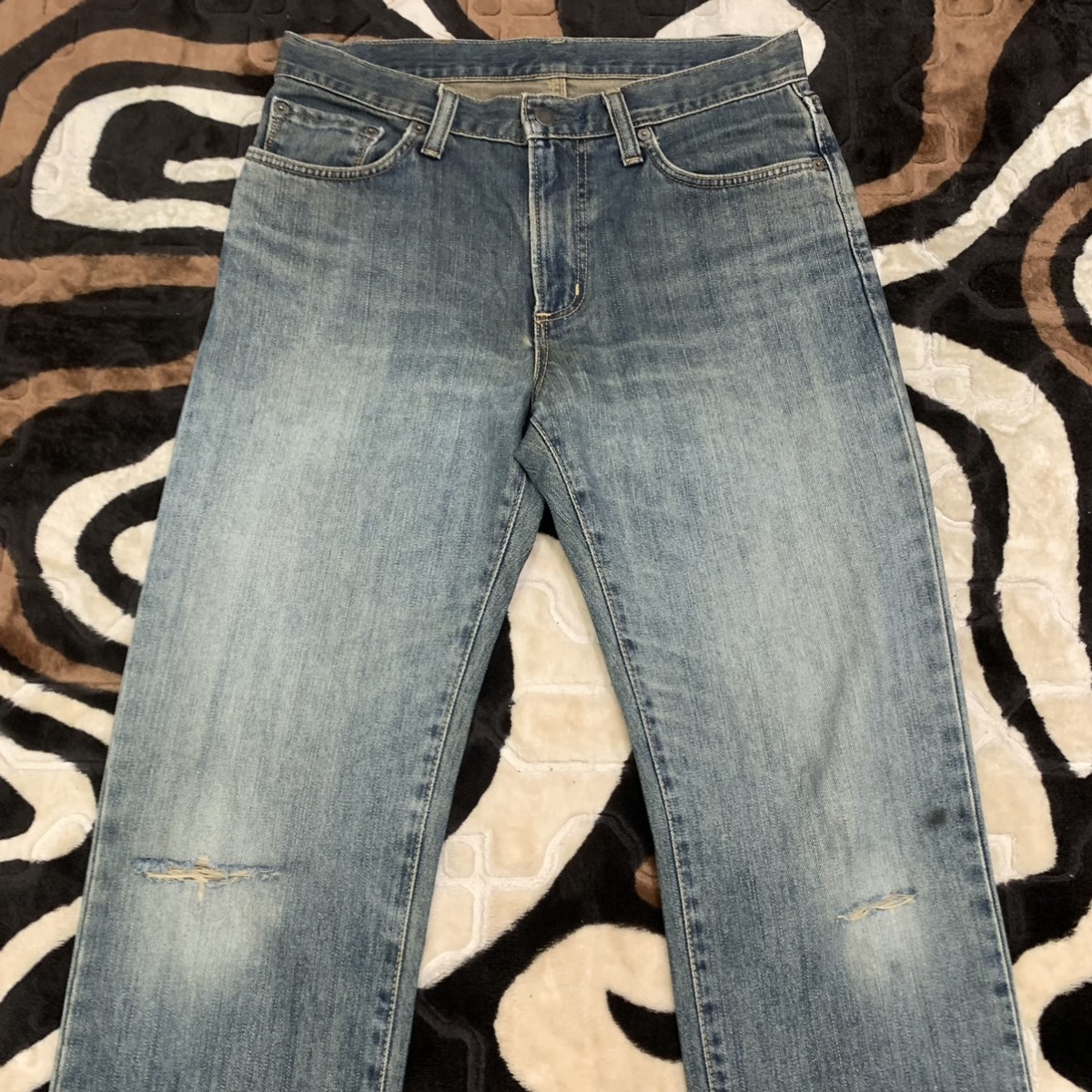 Distressed Denim - EDWIN 403 Vintage 90s Rugged Stonewash Jean - 4