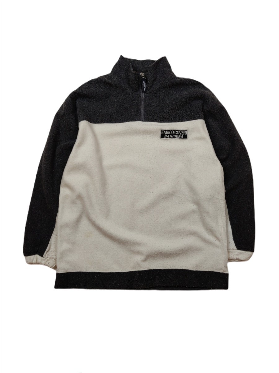 Designer - Bandiera Two Tone Fleece Sweater Jacket - 1