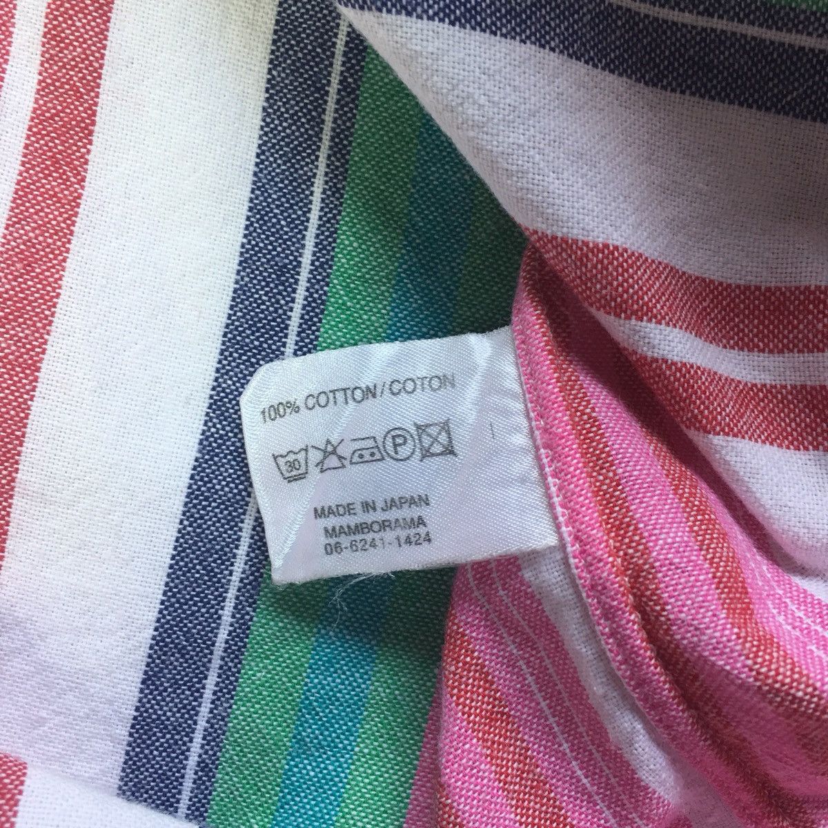 Evisu Japan Multicolor Stripes Pullover Shirt - 5