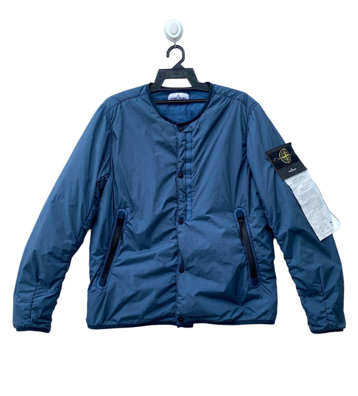 STONE ISLAND garment dyed crinkle reps ny blouson jacket - 1