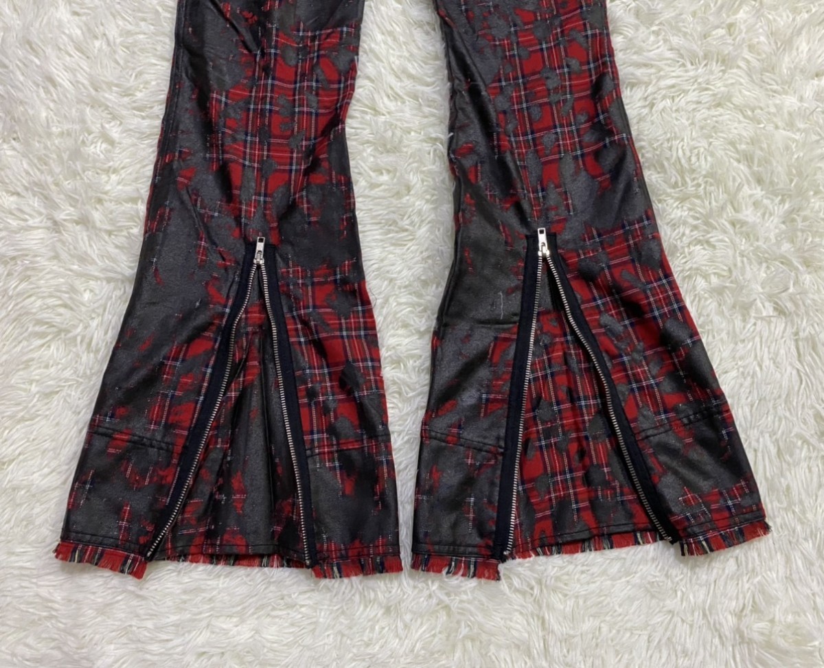 Custom Made - Algonquins Paint Painting Flare Pants - 9
