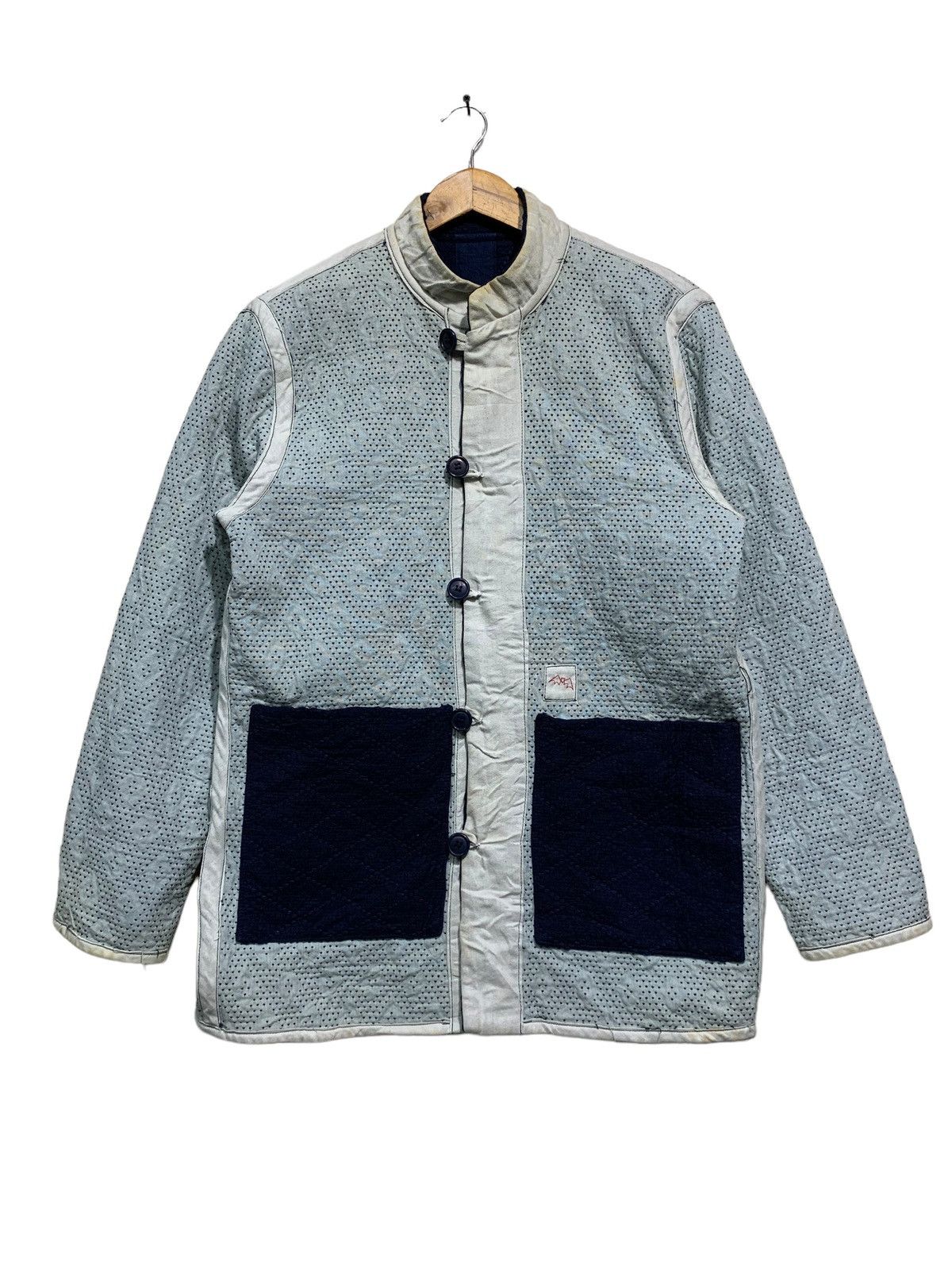 🔥BLUE BLUE JPN SASHIKO BORO REVERSIBLE JACKETS - 1