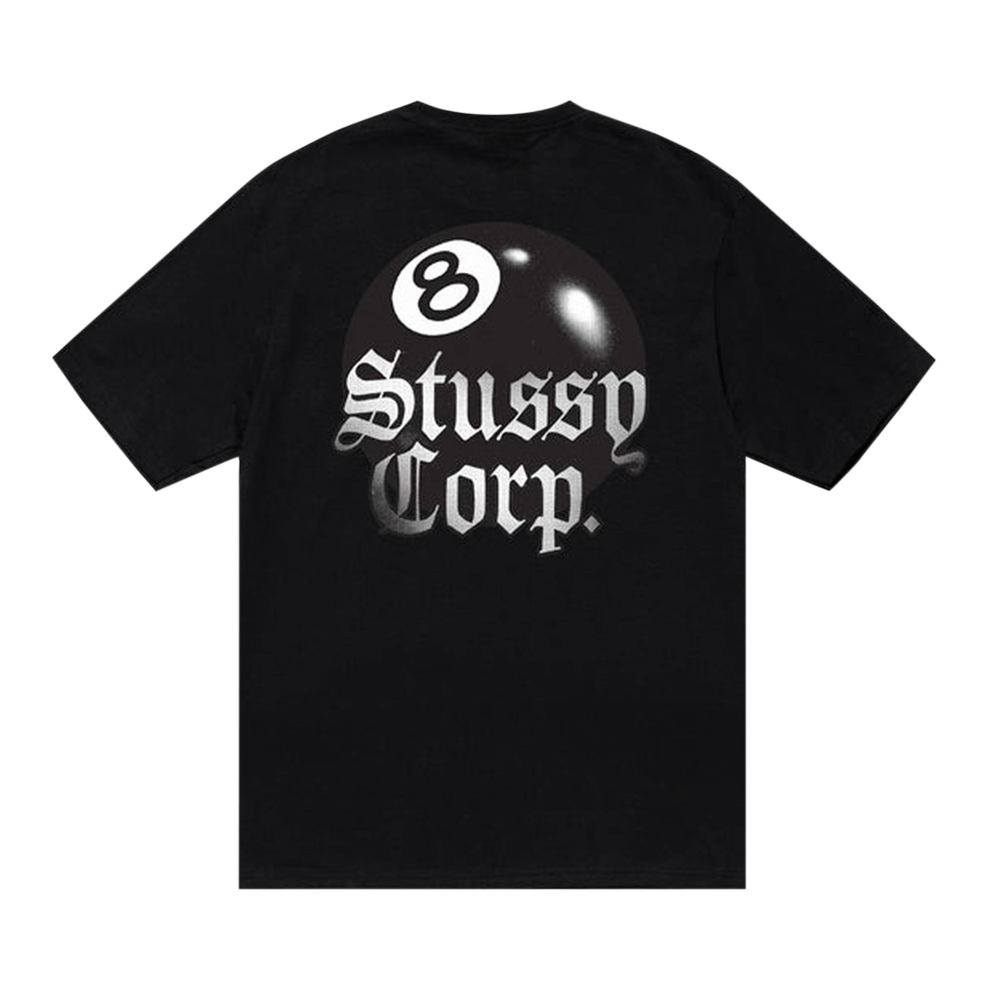 Stussy 8 Ball Corp. Tee 'Black' - 1