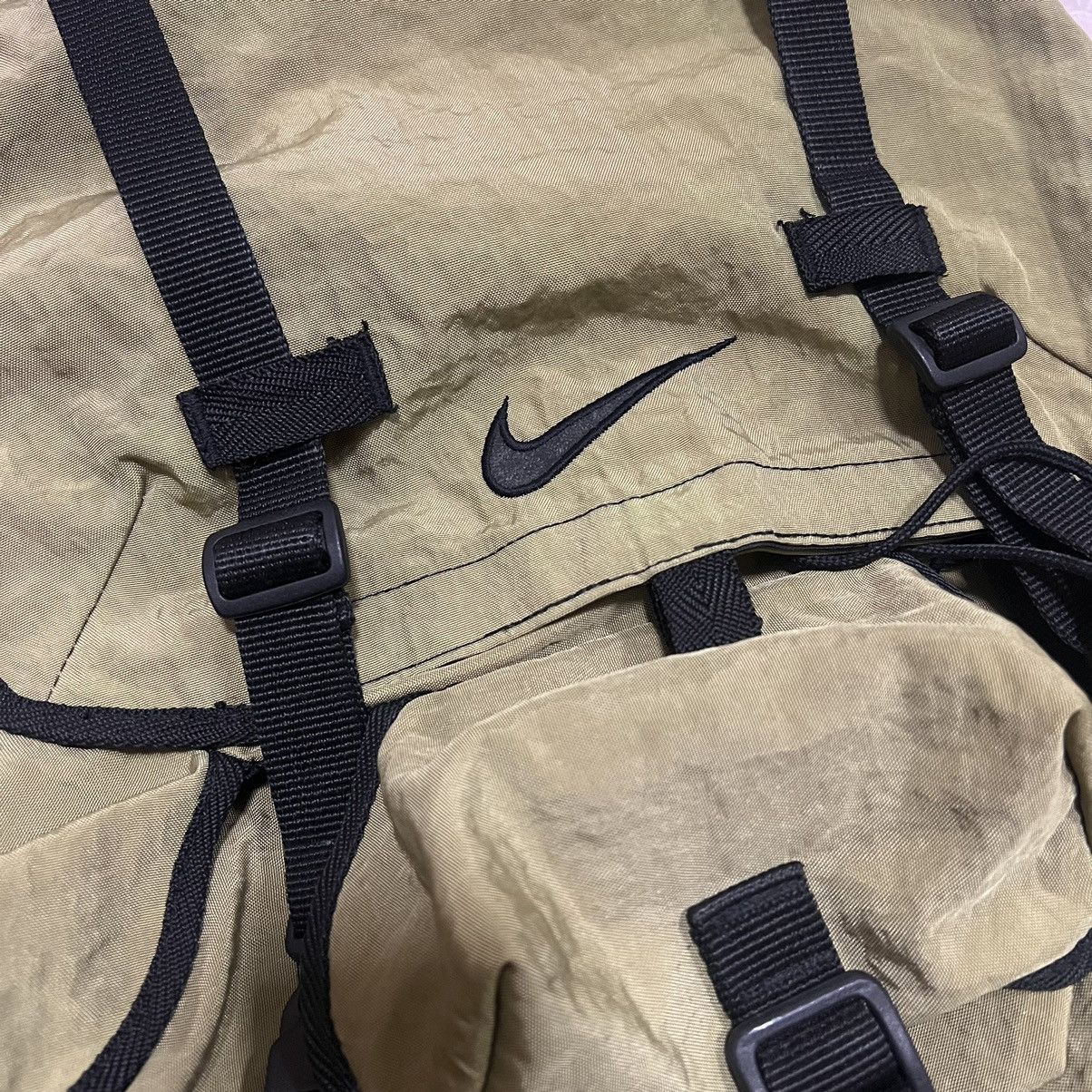 Vintage Nike Nylon Parachute Rucksack Backpack - 4