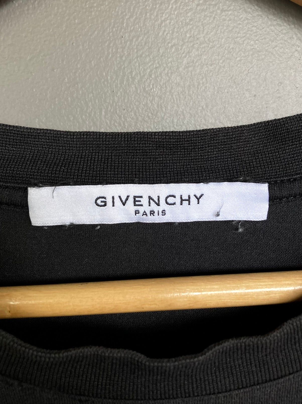 Givenchy Leather Patch Logo Slim Tee - 8