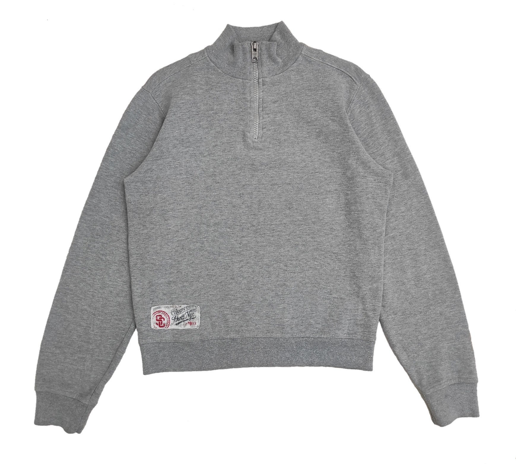 Schott NYC - SCHOTT NYC Pull Half Zipper sweats - 1