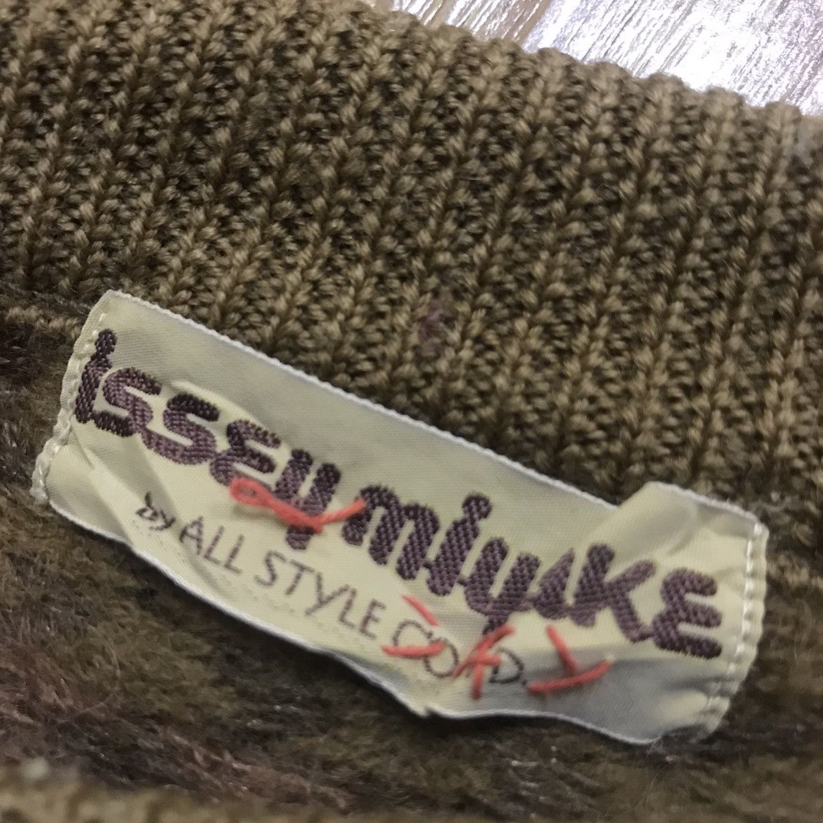 Vintage 80s issey miyake wool knitted crewneck sweater japan - 5