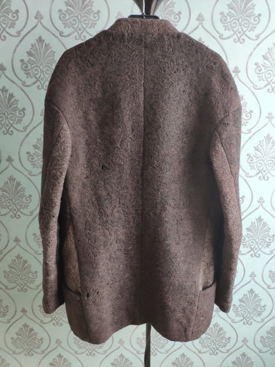 Karbon - Destroyed wool coat.Runs like Julius or RIck Owens coats - 6
