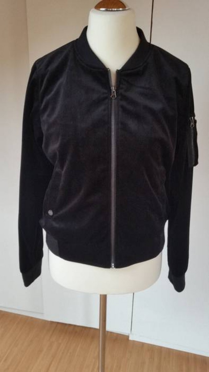 Superdry - Velvet Black Bomber Jacket - 1