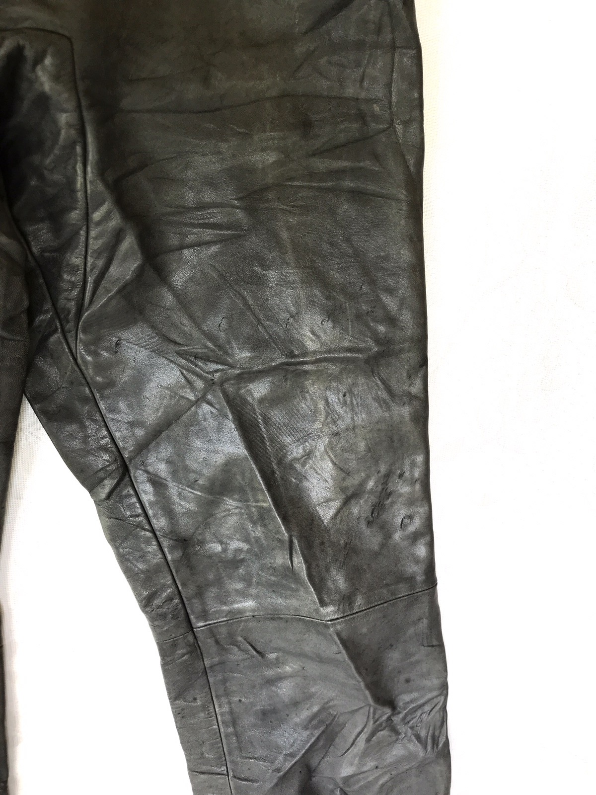 🔥SCARTISH CAROL CHRISTIAN POELL FALL 00-01 LEATHER TROUSER - 13