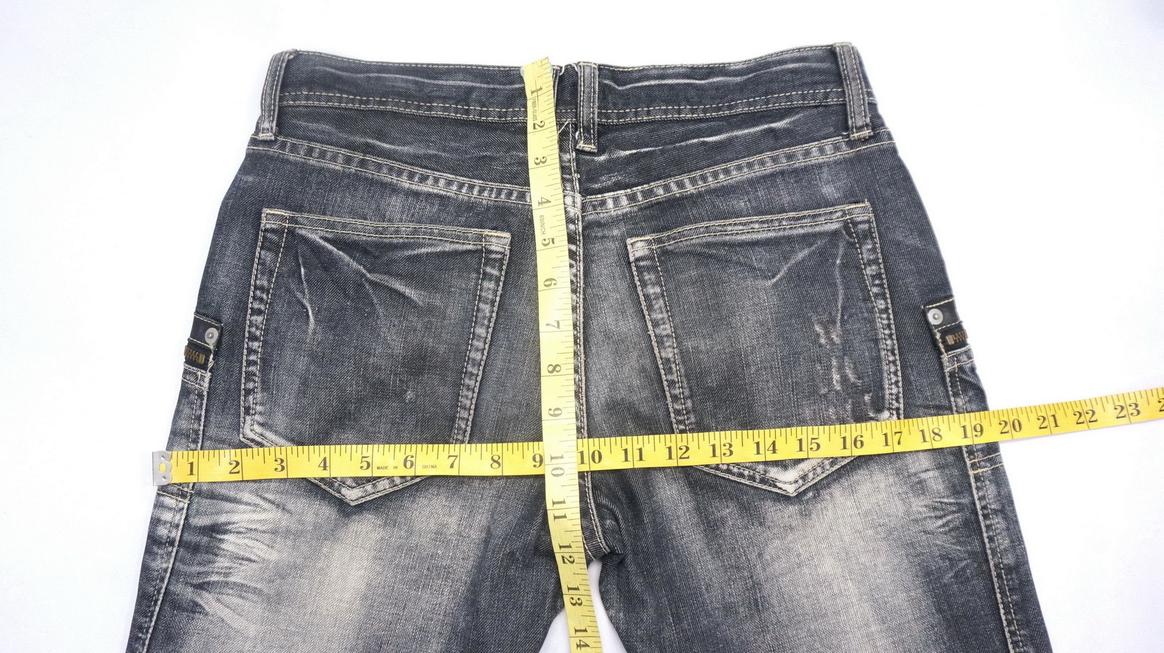 Michel Klein Homme Paris Black Vintage Jeans - 10