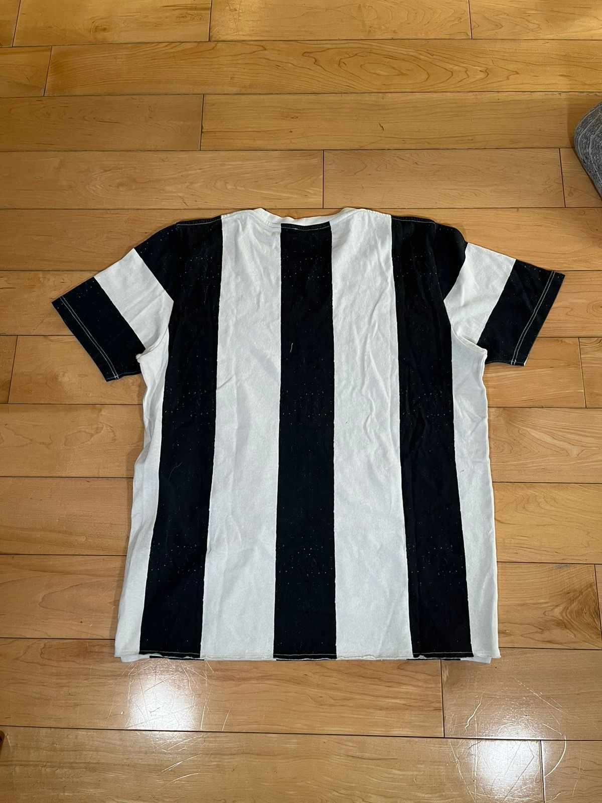 NWT - Saint Laurent Rive Gauche Logo Striped T-shirt - 2