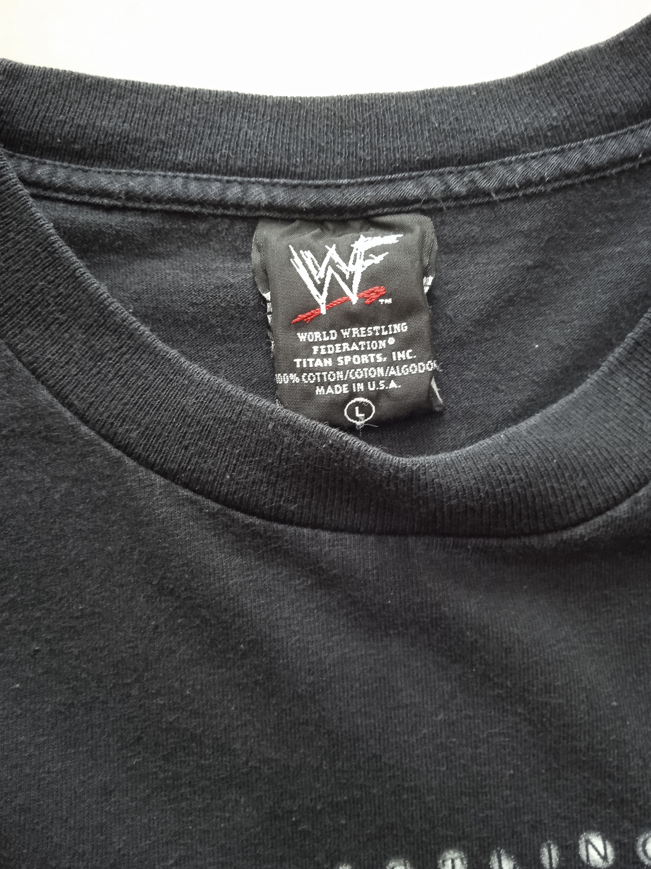 Other Designers Vintage 90s WWF Armageddon 1999 PPV T-Shirt | fairwarning |  REVERSIBLE