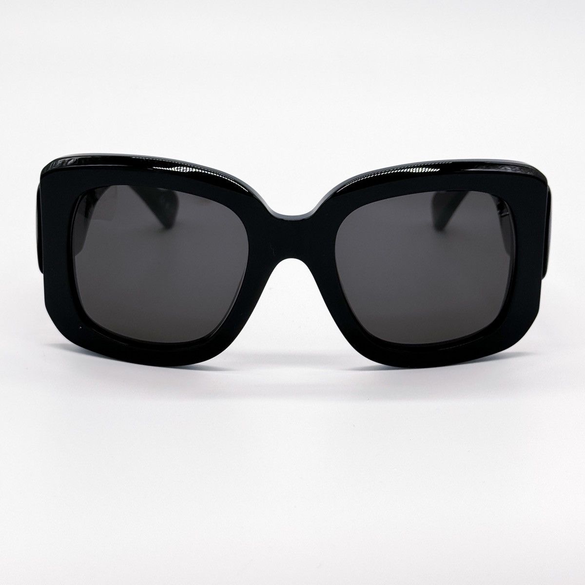 NEW BALENCIAGA BB0069S 001 BLACK SQUARE WOMEN SUNGLASSES - 3