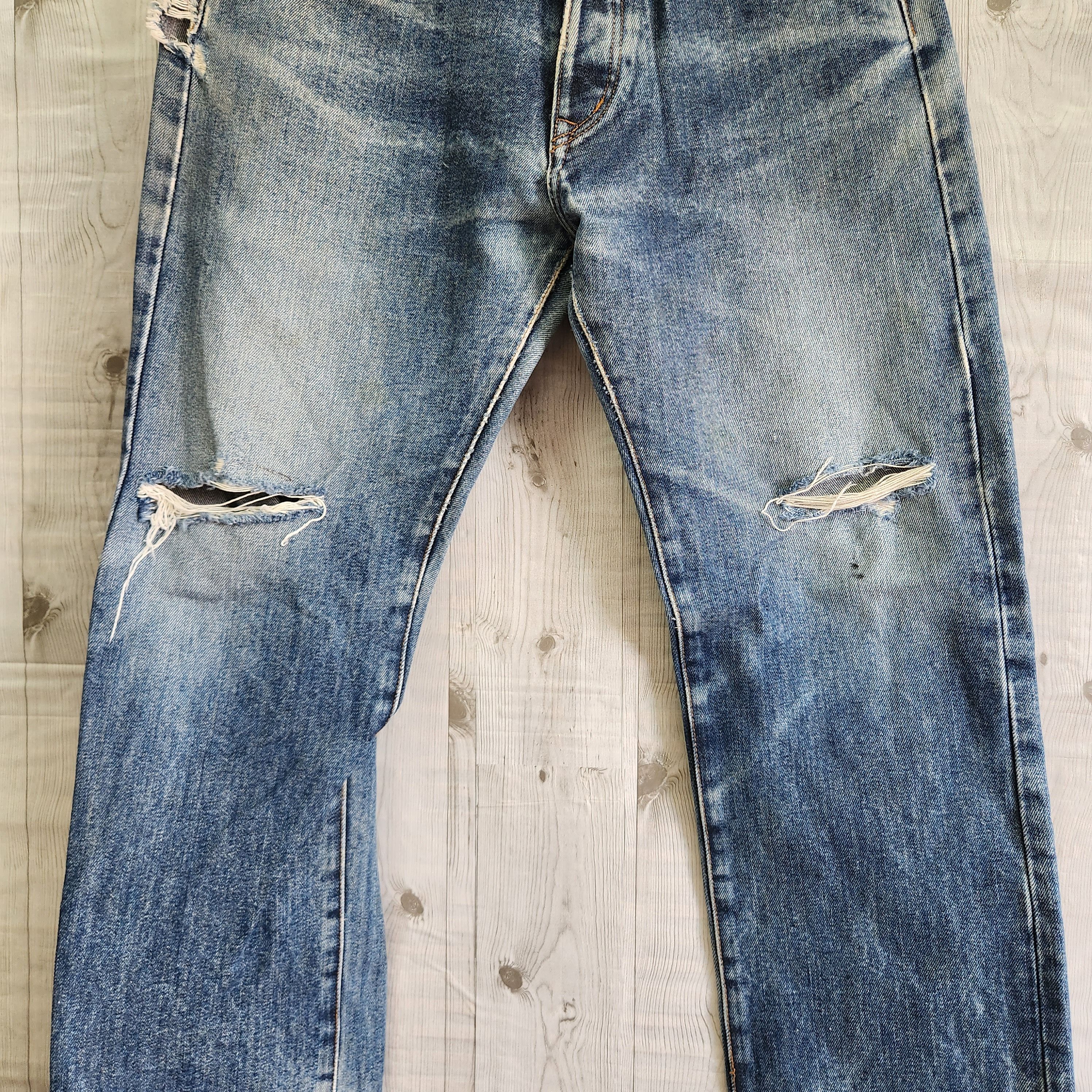 Japan Blue - Kojima Genes Japan Vintage Denim Blue Jeans Ripped - 16