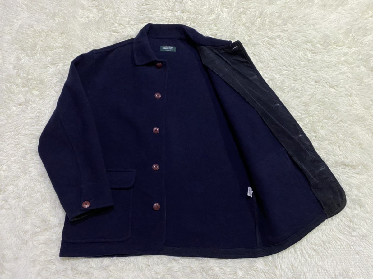 United Colors Of Benetton - United Colors of Benetton Wool Blend Overshirt Jacket Made in Italy - 8