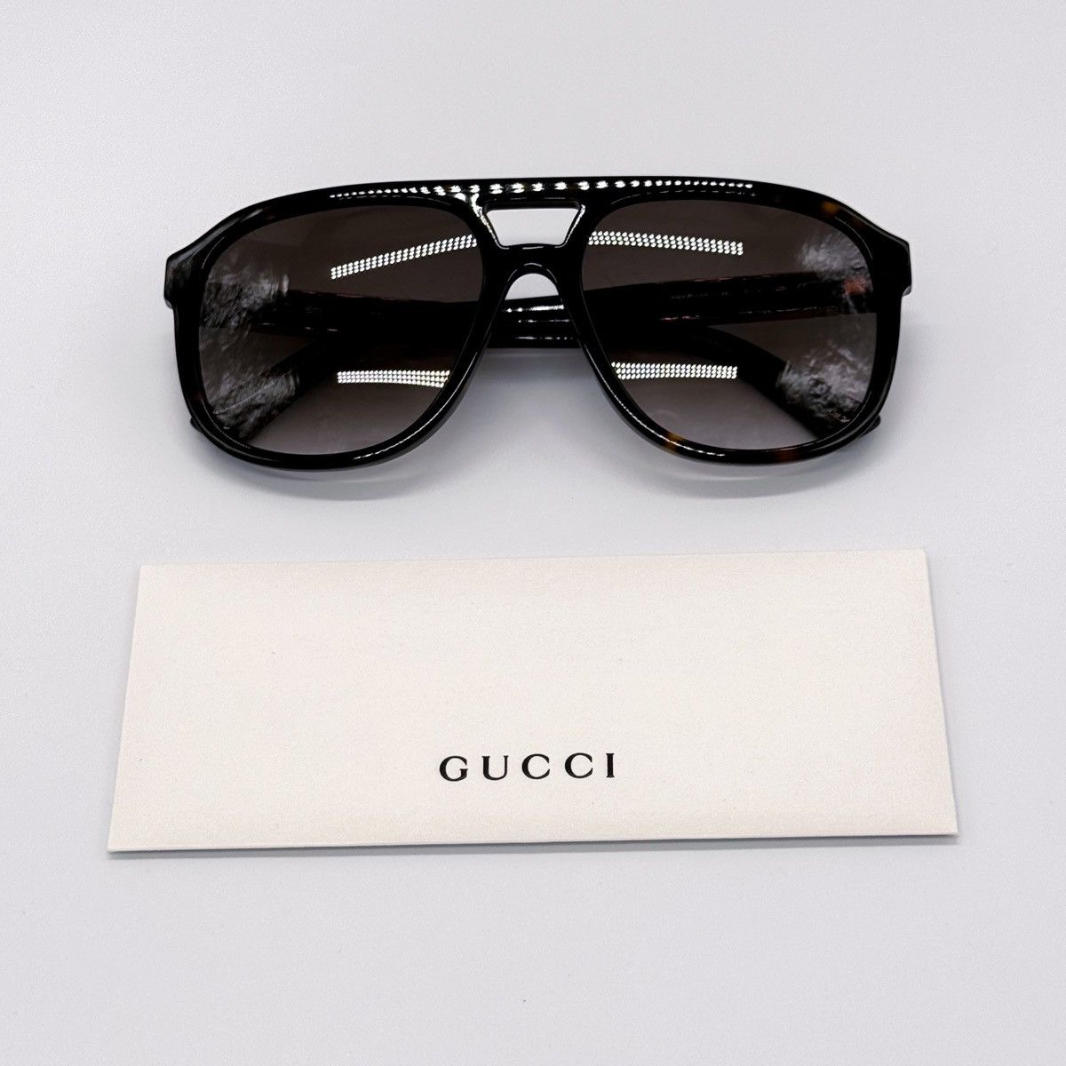 NEW GUCCI GG1188S 003 HAVANA BROWN UNISEX PILOT SUNGLASSES - 11