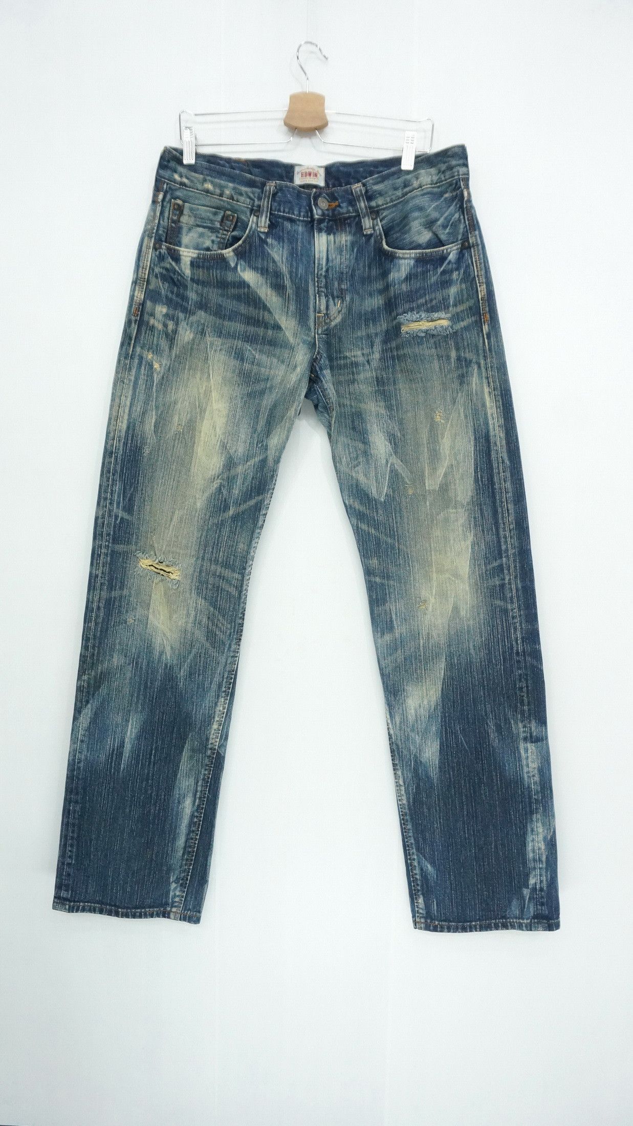 Steals! EDWIN Exclusive Vintage Distressed Jeans - 2