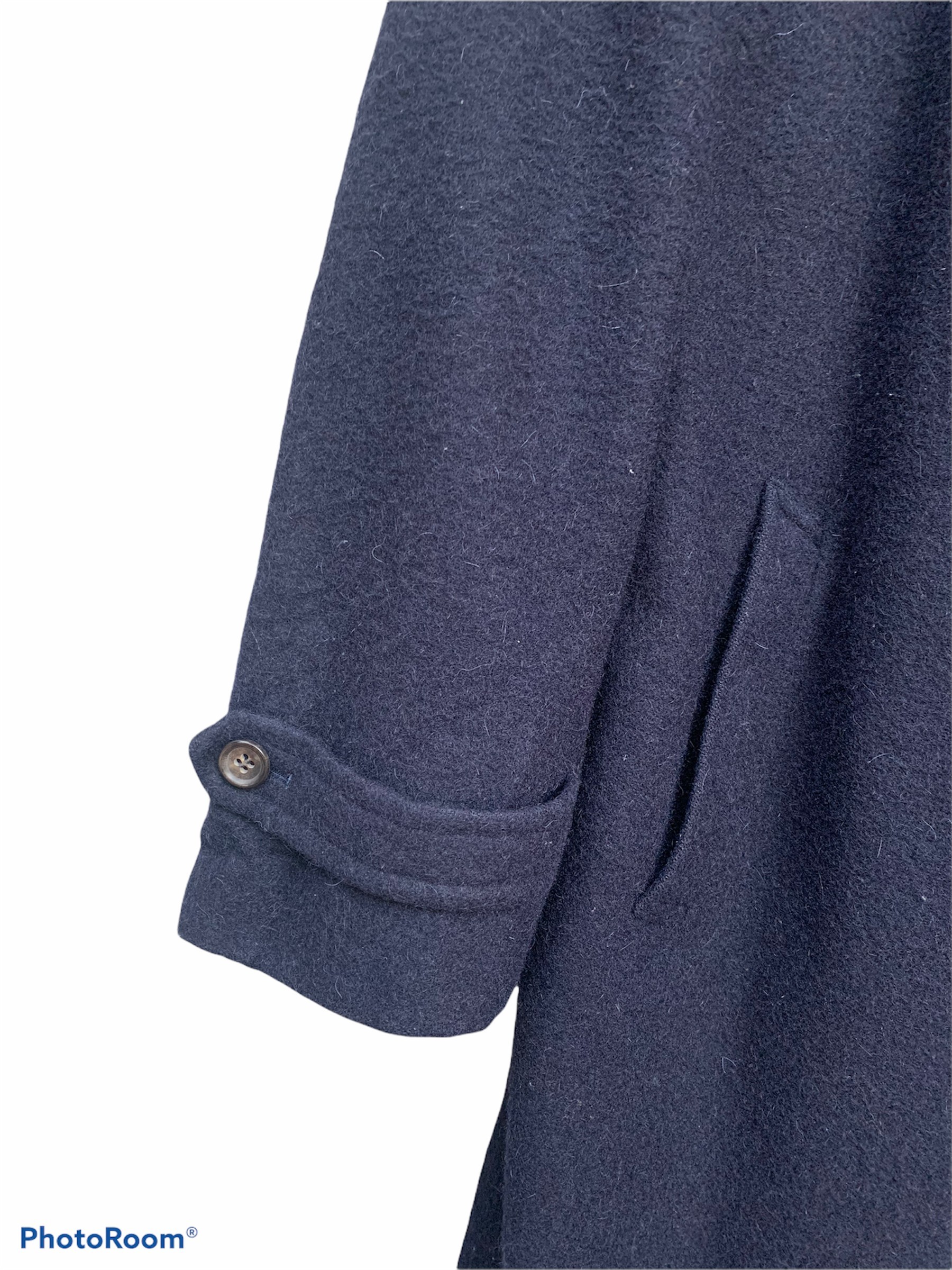 Rare Vintage 70/80’s Comme Des Garcon Homme Wool Long Coat - 5