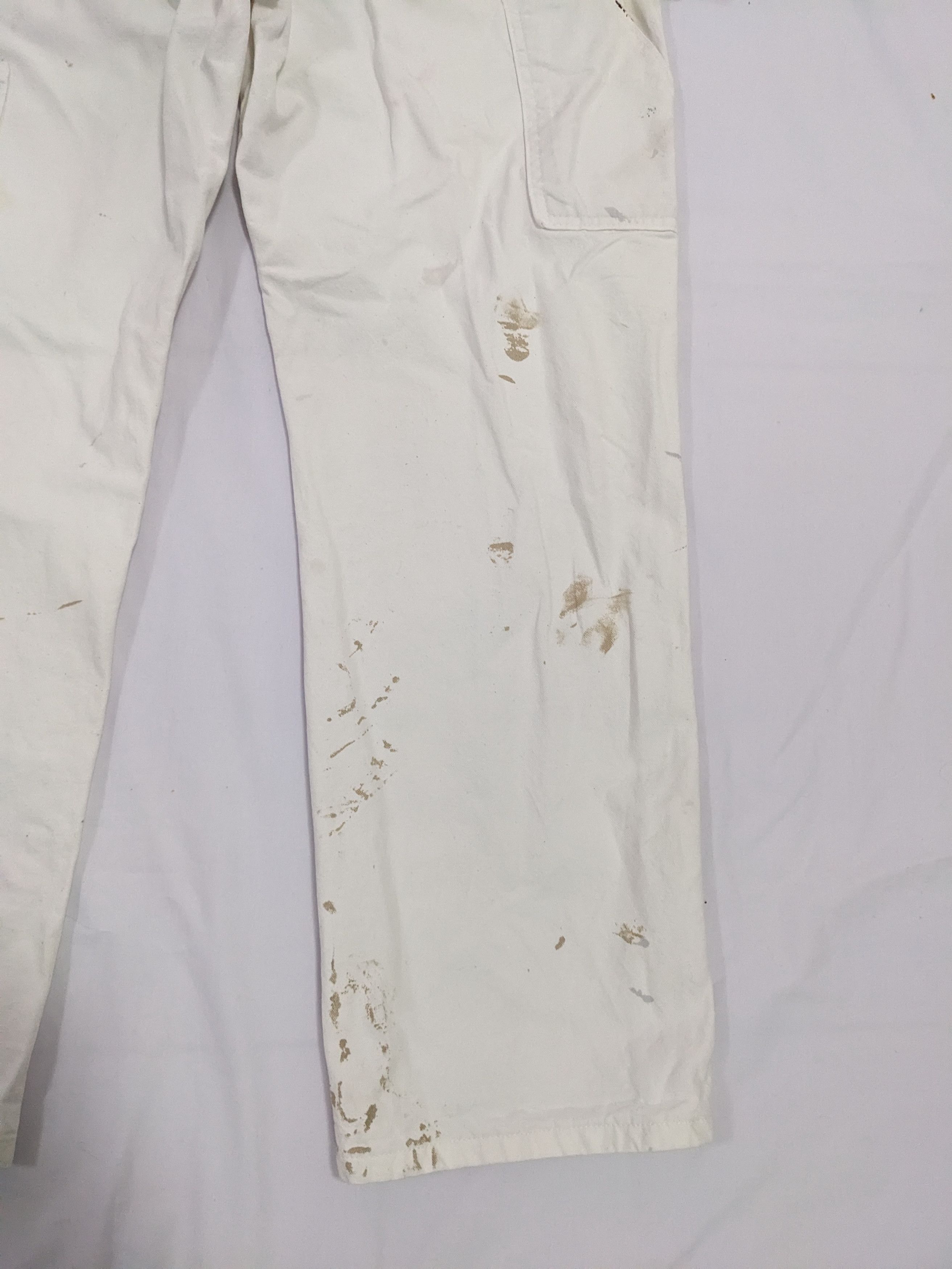 Vintage Dickies White Painter Carpenter Pants - 10