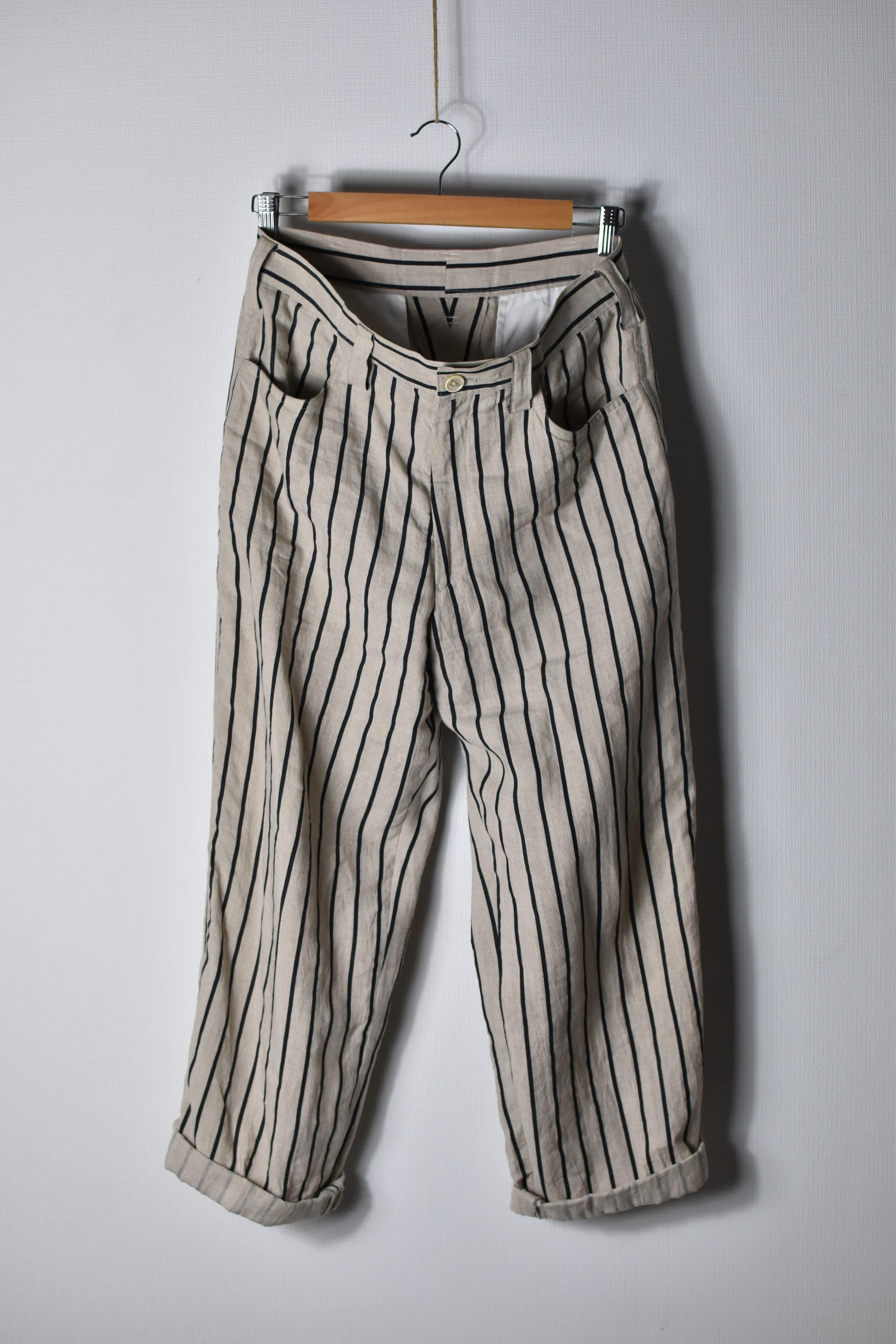 YYPH SS06 Striped Linen Pants - HR-P24-315 - 2