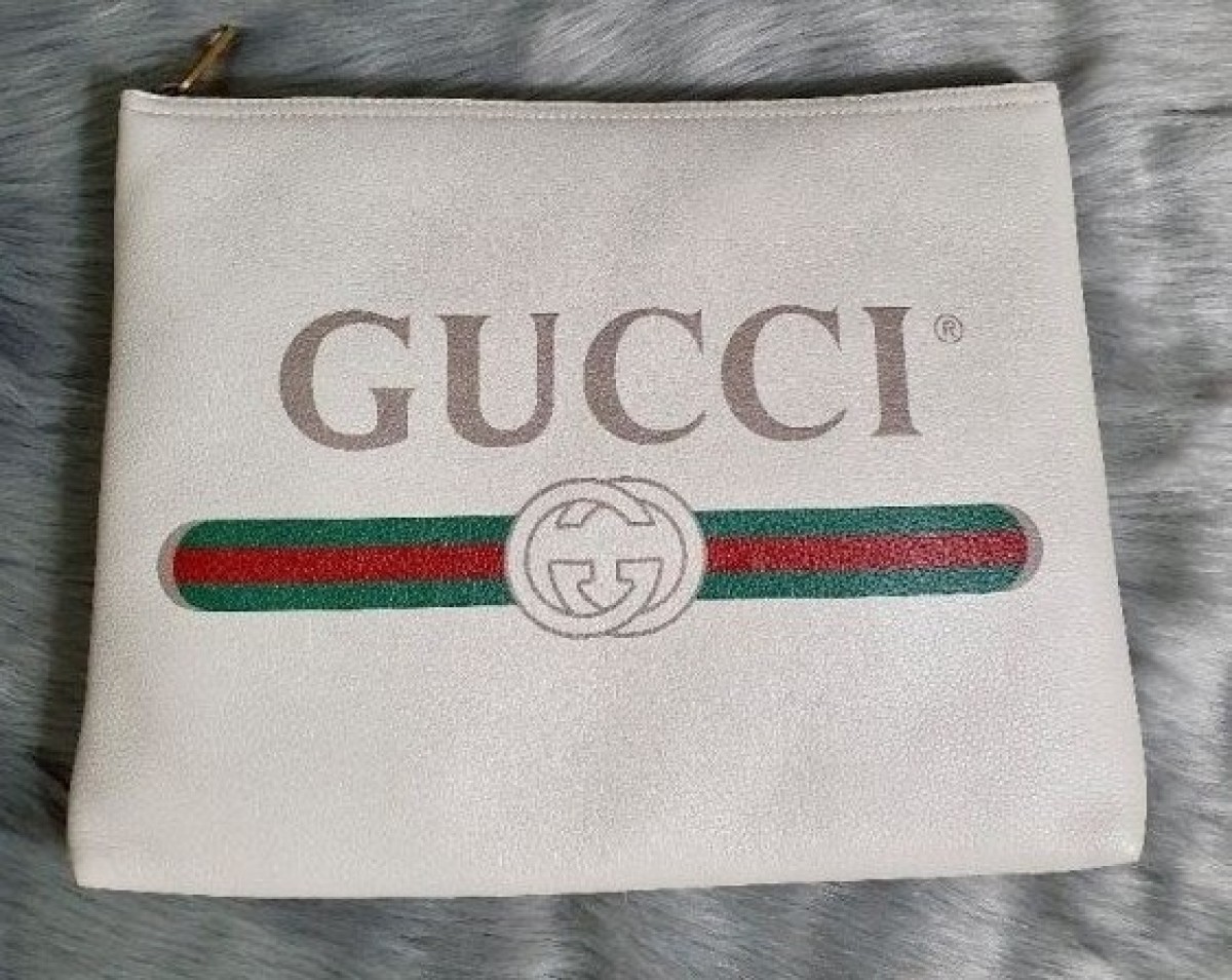 *BNDS* F/W 17 Gucci print leather medium portfolio - 1