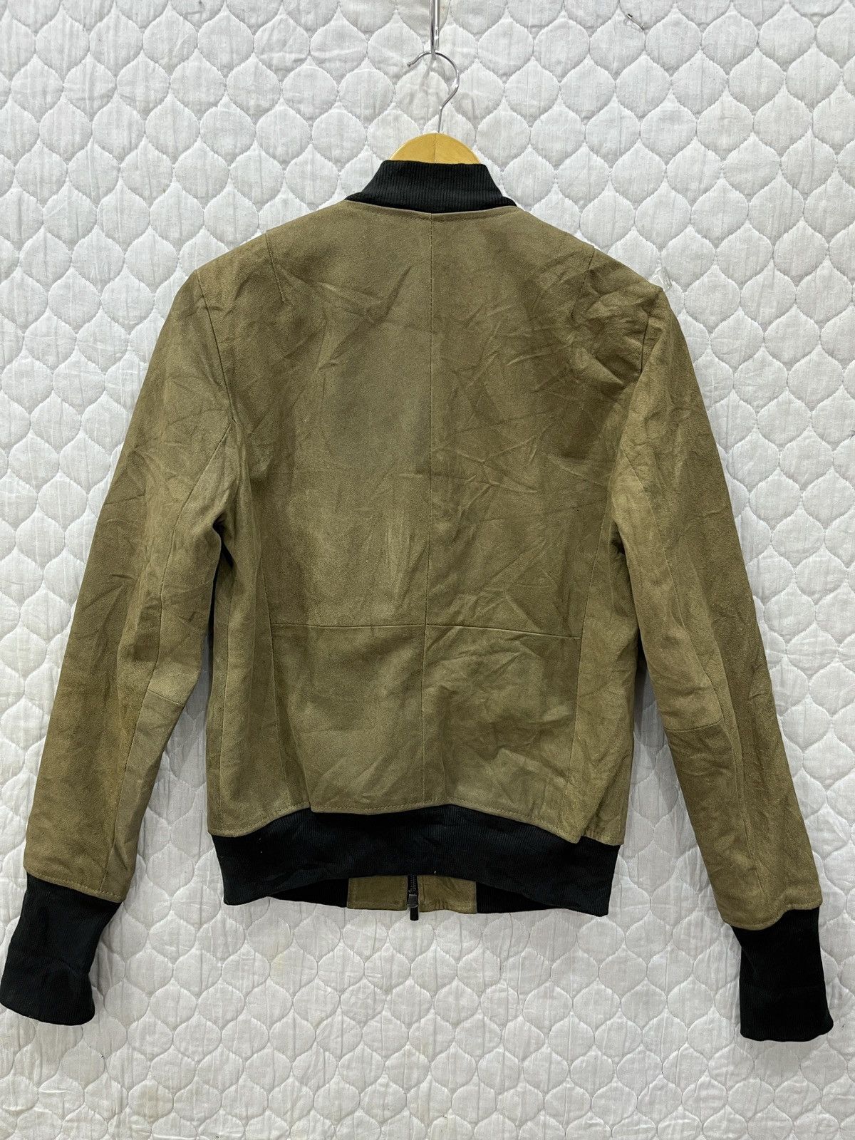 (Ww). NO ID JAPANESE HYPEBEAST SUEDE LEATHER JACKET - 4