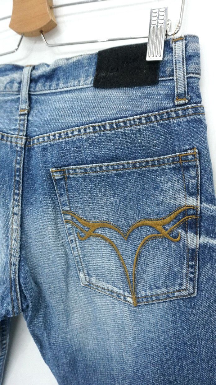 Vanquish - DopeVtg🔥Japan JACKROSE Flared Tribal Mark Distressed Jeans - 8