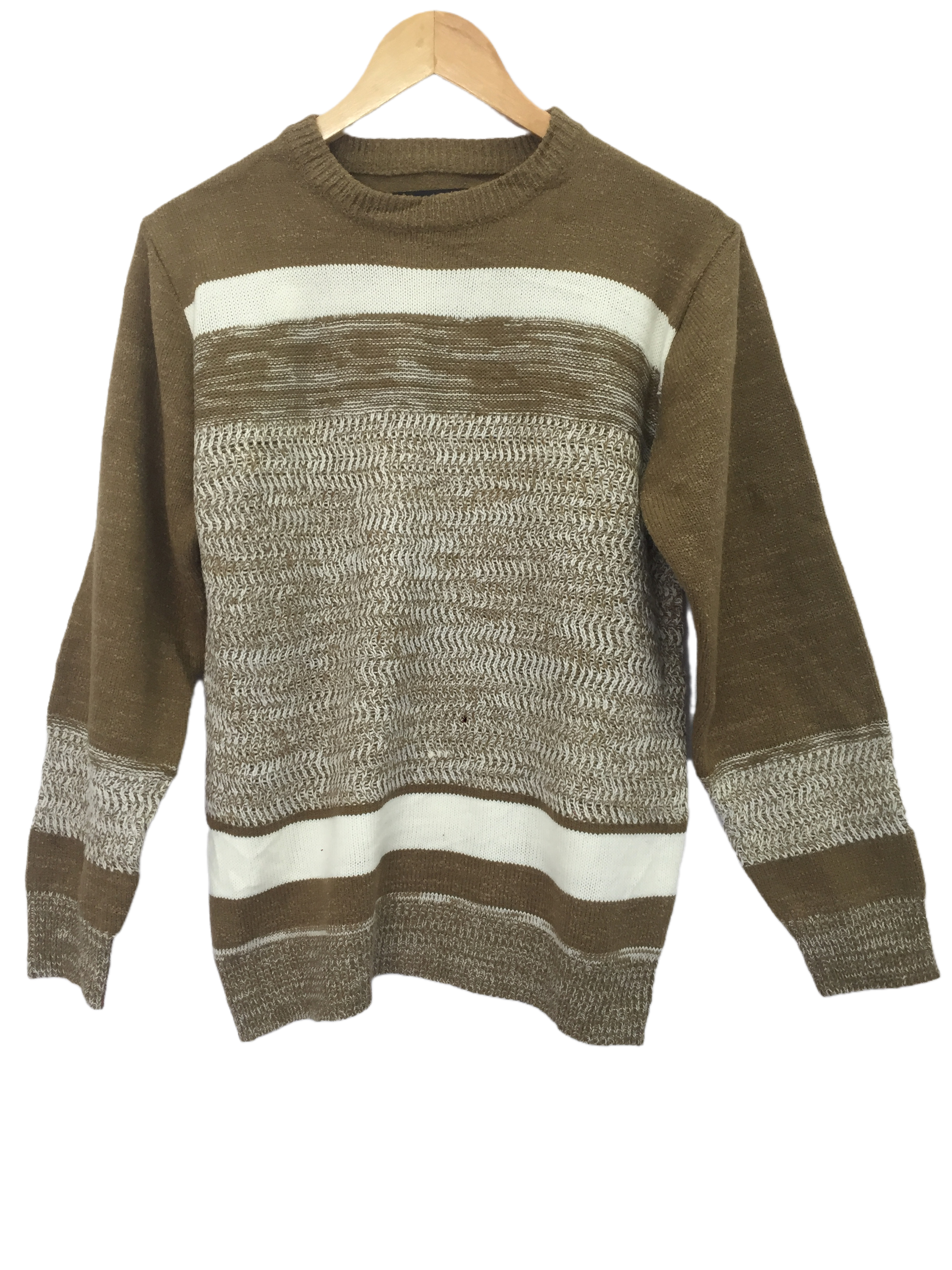 Japanese Brand - Rageblue Striped Color Block Knit Sweater Streetwear - 1