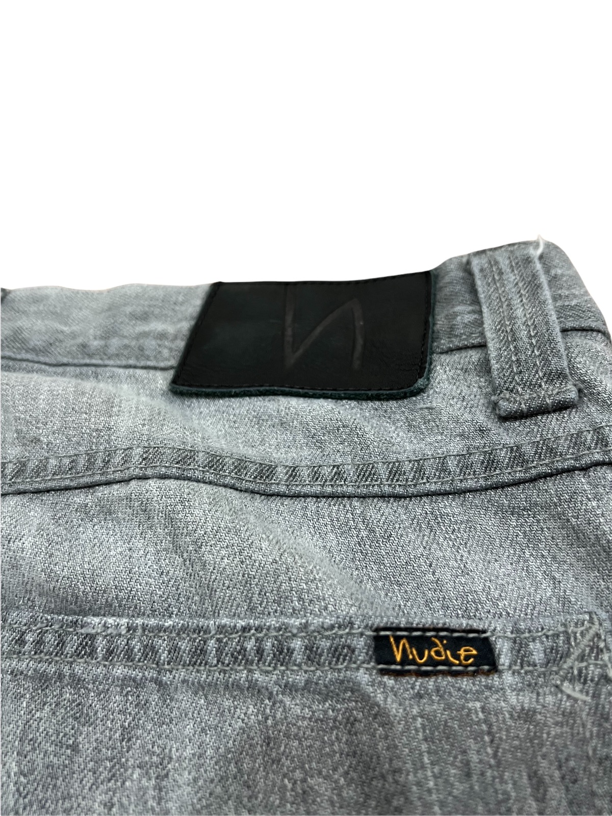 Nudie Regular Alf Used Grey Made In Italy Jeans - 11