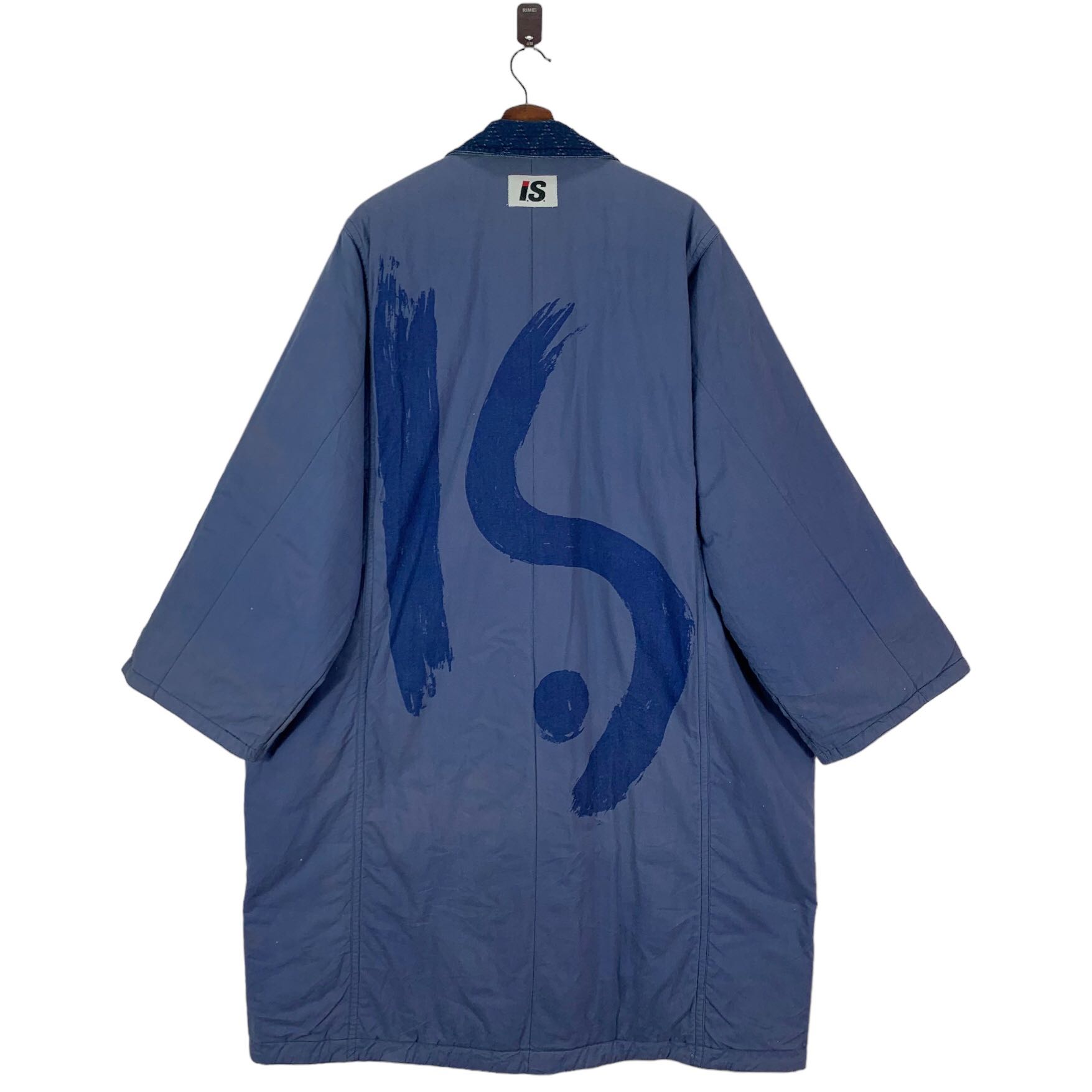 80s ACHIVAL CLOTHING ISSEY MIYAKE TSUMORI CHISATO DESIGN BORO DENIM INDIGO JACKET - 1