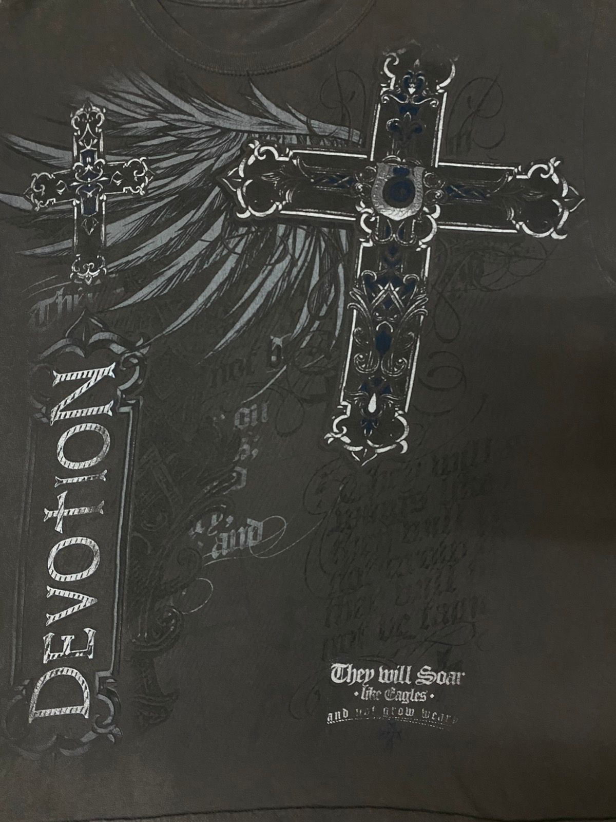 Devotion Tee Affliction Religion they will Soar Eagles - 4