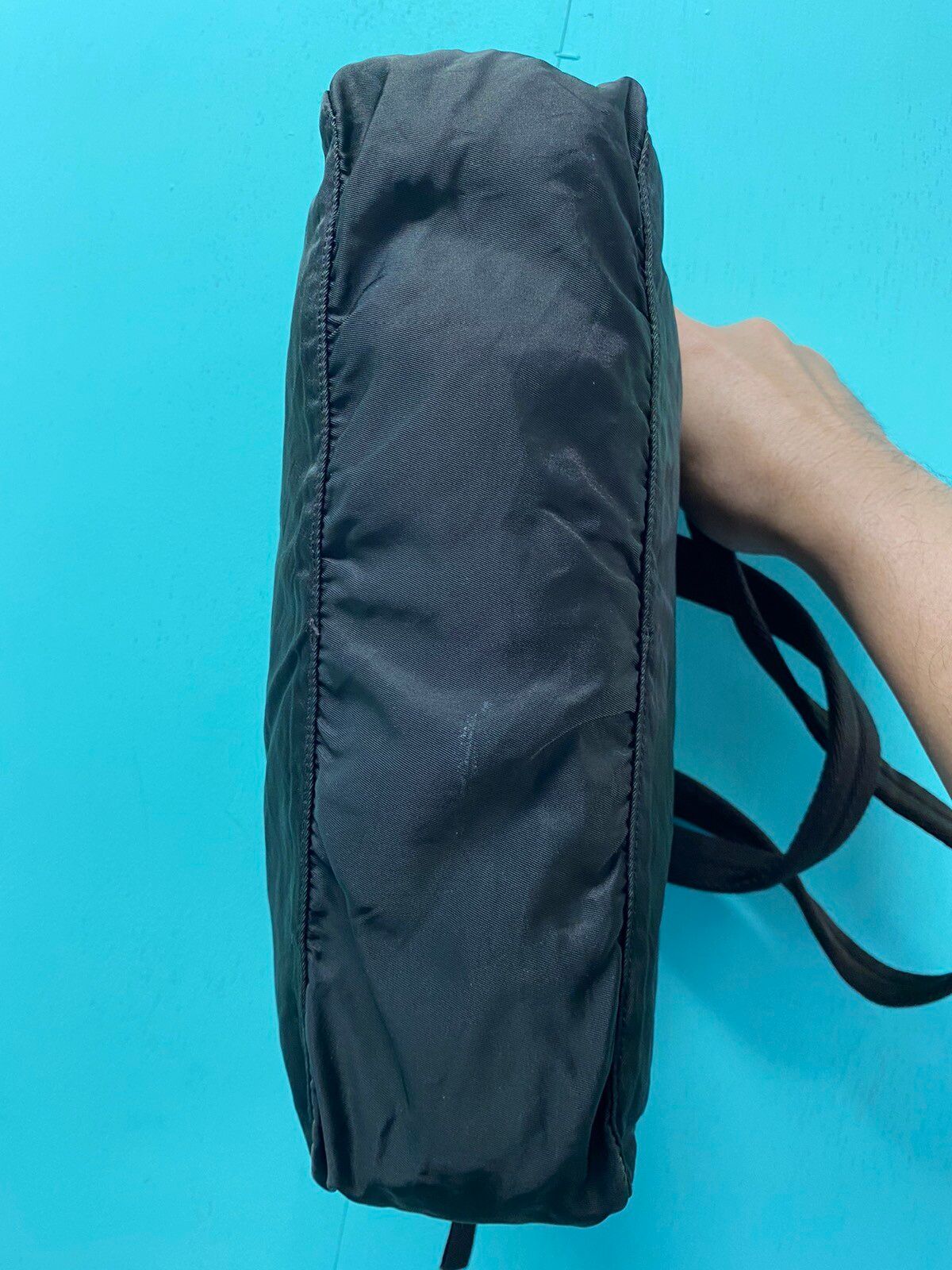 Authentic Vintage Prada Tessuto Nyalon Handle Shoulder Bag - 5