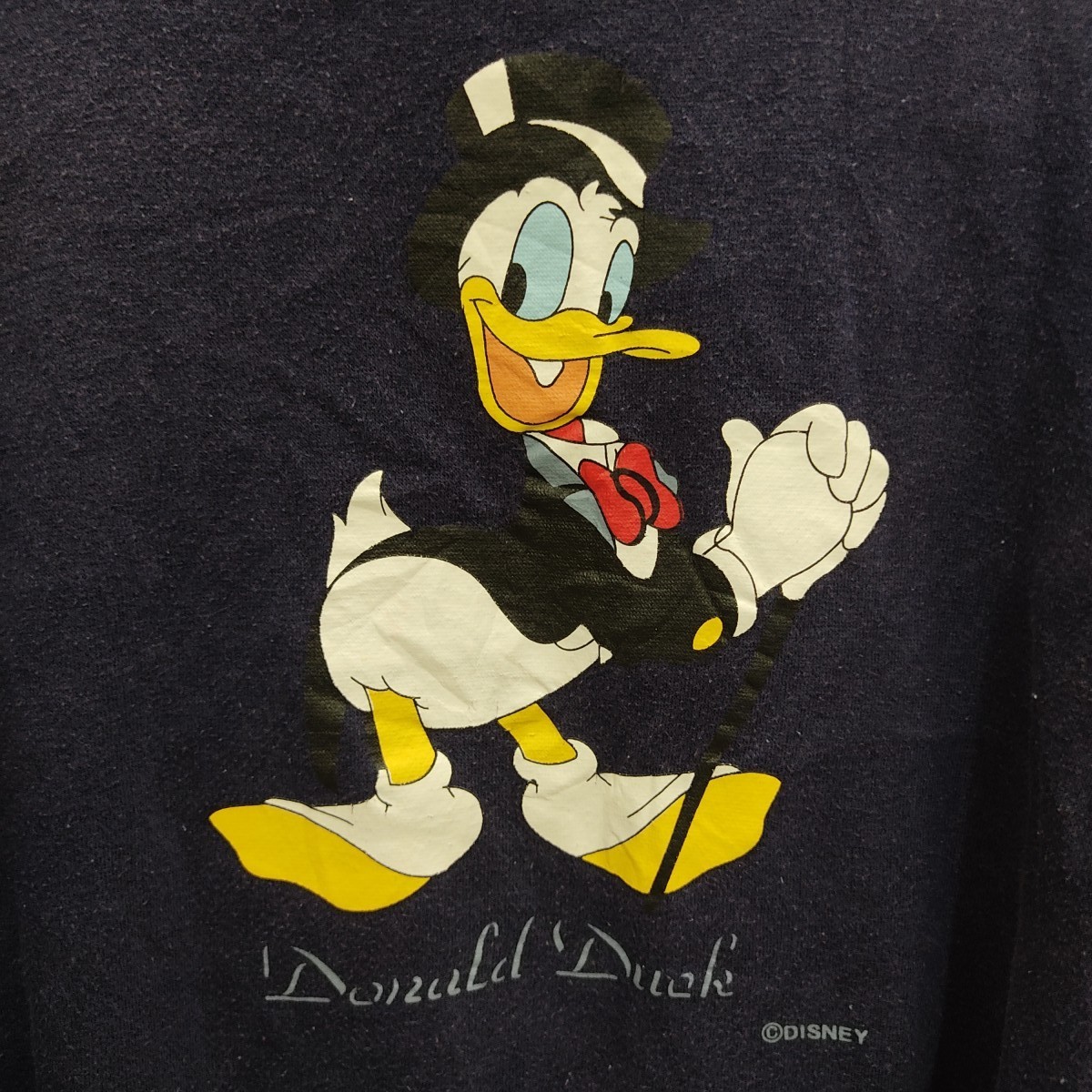 Vintage - Vintage Disney Donald Duck Big Logo Cartoon 90s Sweatshirt - 3