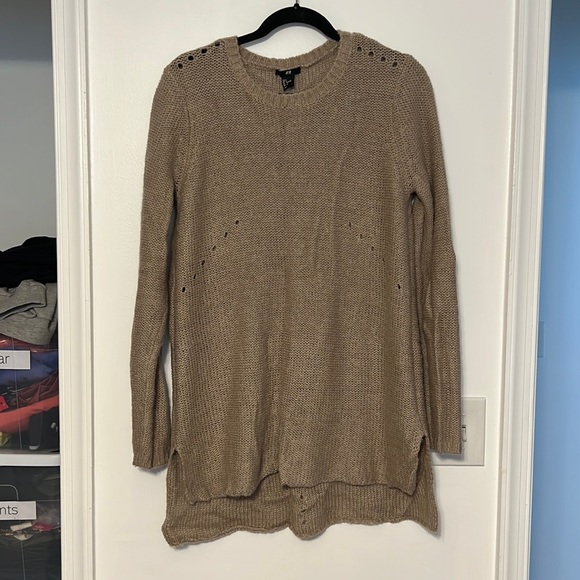 H&M Chunky Distressed Knit Sweater - 2