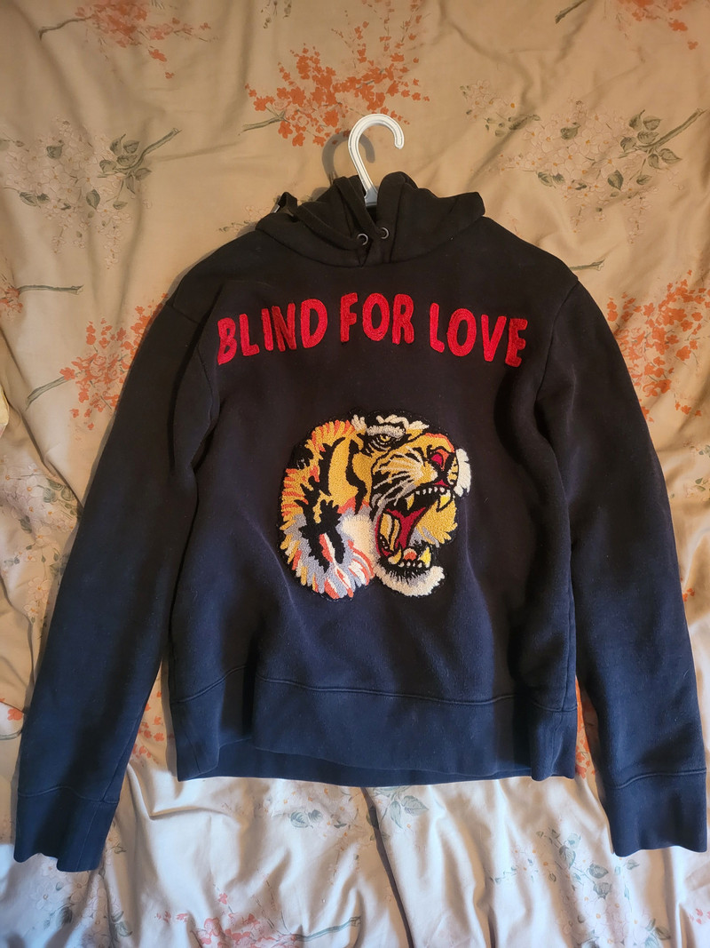 GUCCI Gucci Blind For Love Tiger Hoodie | btc4cashqc | REVERSIBLE