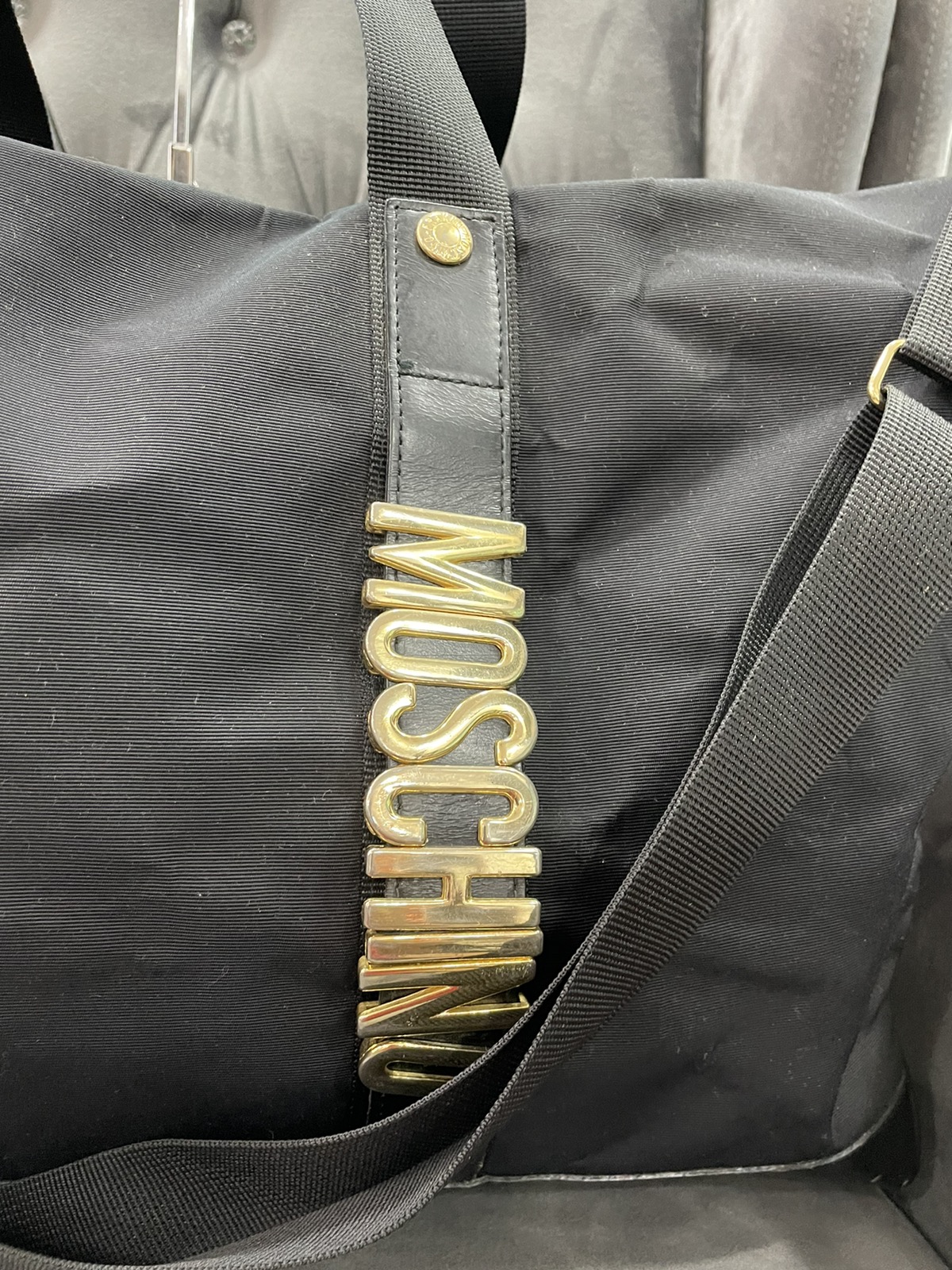 Authentic Moschino Duffle Travel 60 Bag - 14