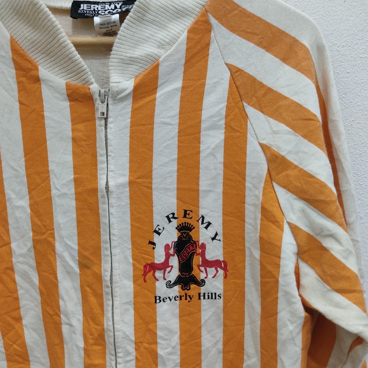 Beverly Hills - Jeremy Scott Beverly Hills Big Logo Stripes Training Jacket - 3