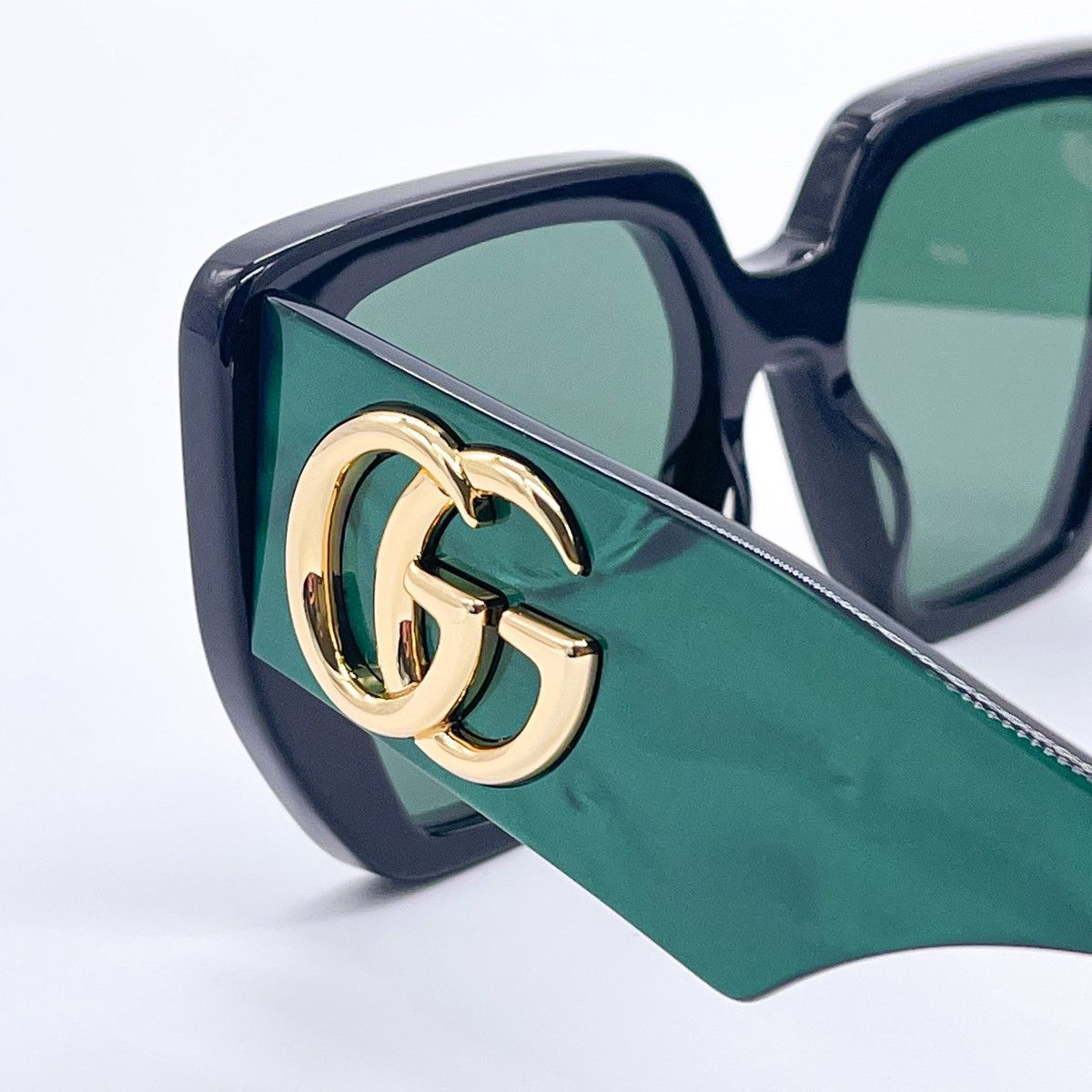 NEW GUCCI GG0956S 001 BLACK GREEN WOMEN SUNGLASSES GUCCI - 6