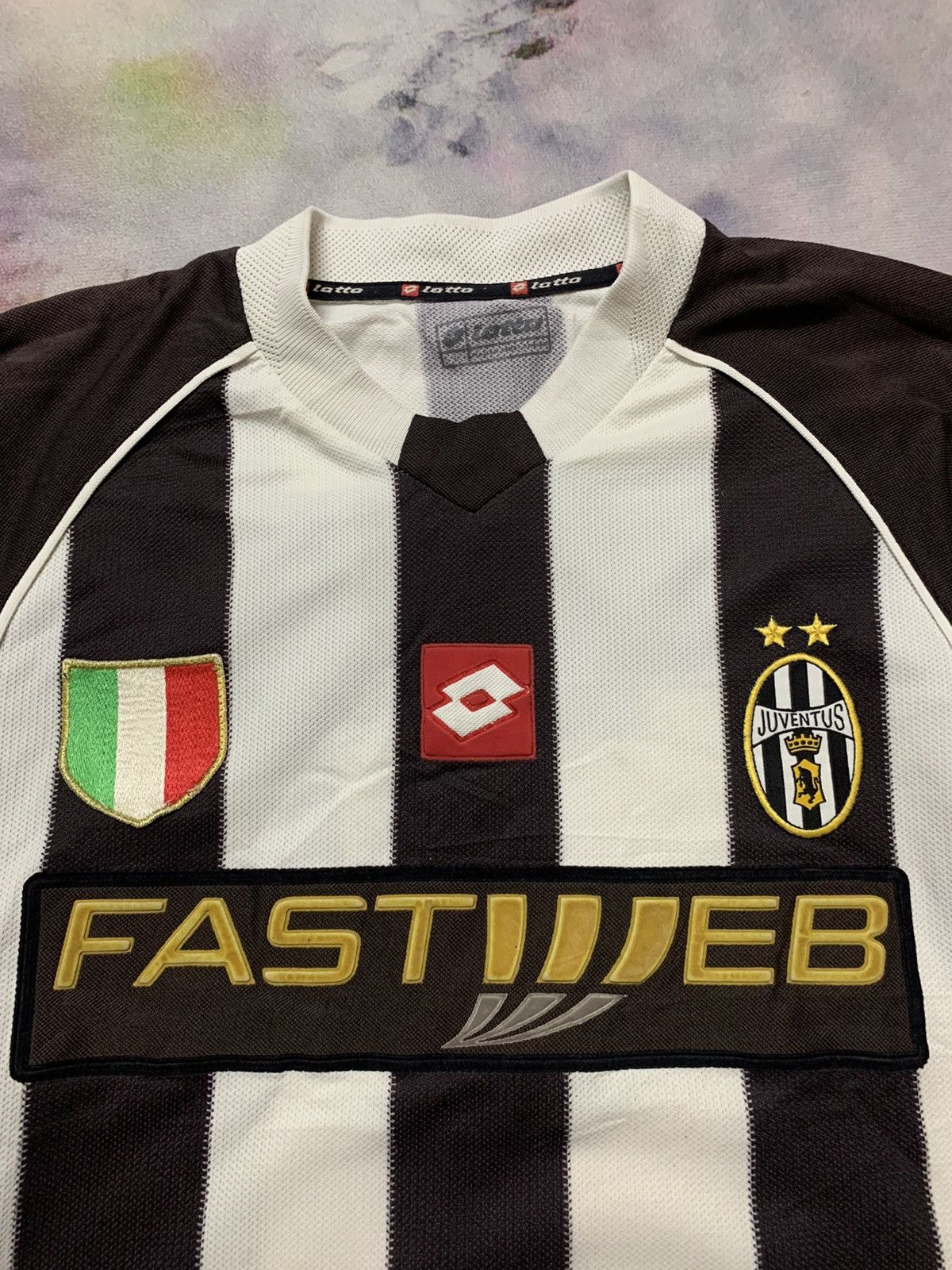 Vintage 2002-2003 JUVENTUS Fastweb Lotto Home Jersey - 3