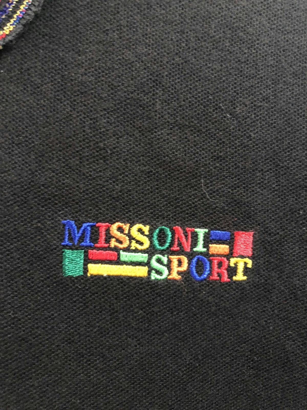 MISSONI Polo Shirt Rainbow Logo Not Burberry - 3