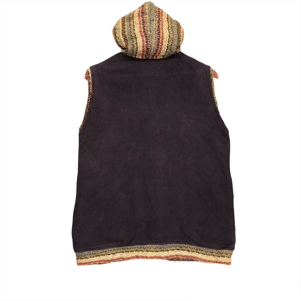 Vintage - Native Knit Hoodie Sleeveless - 9