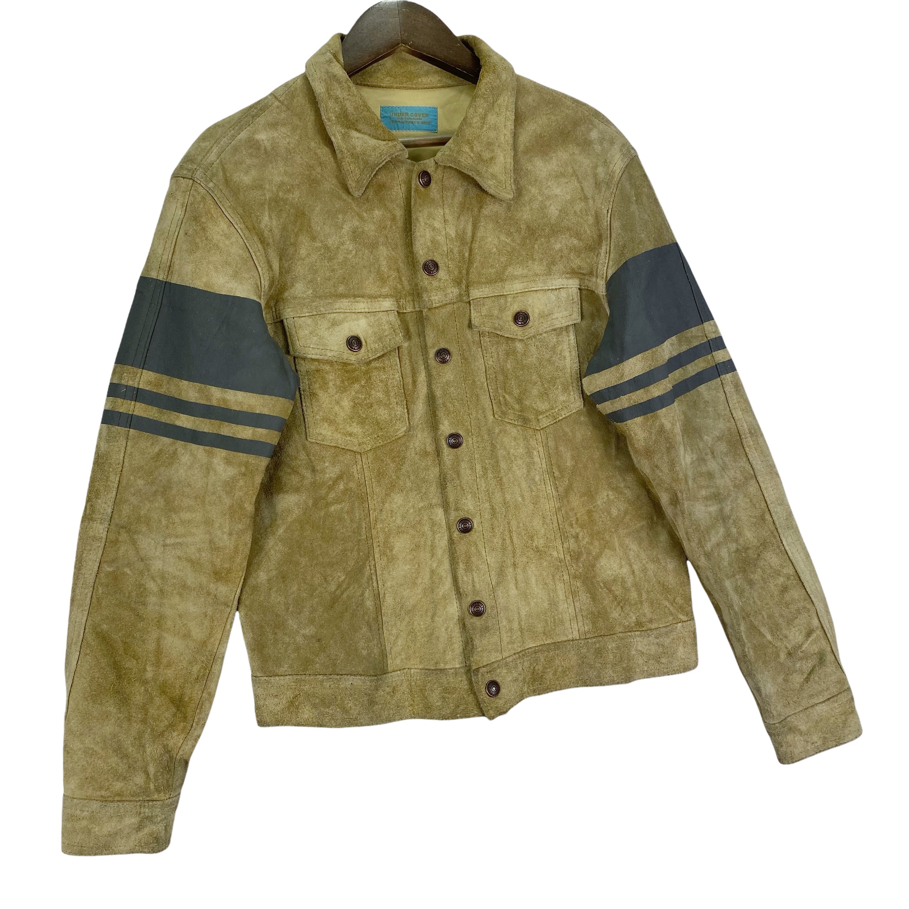 Vintage 97-98 Leaf Leather Suede Jacket - 5