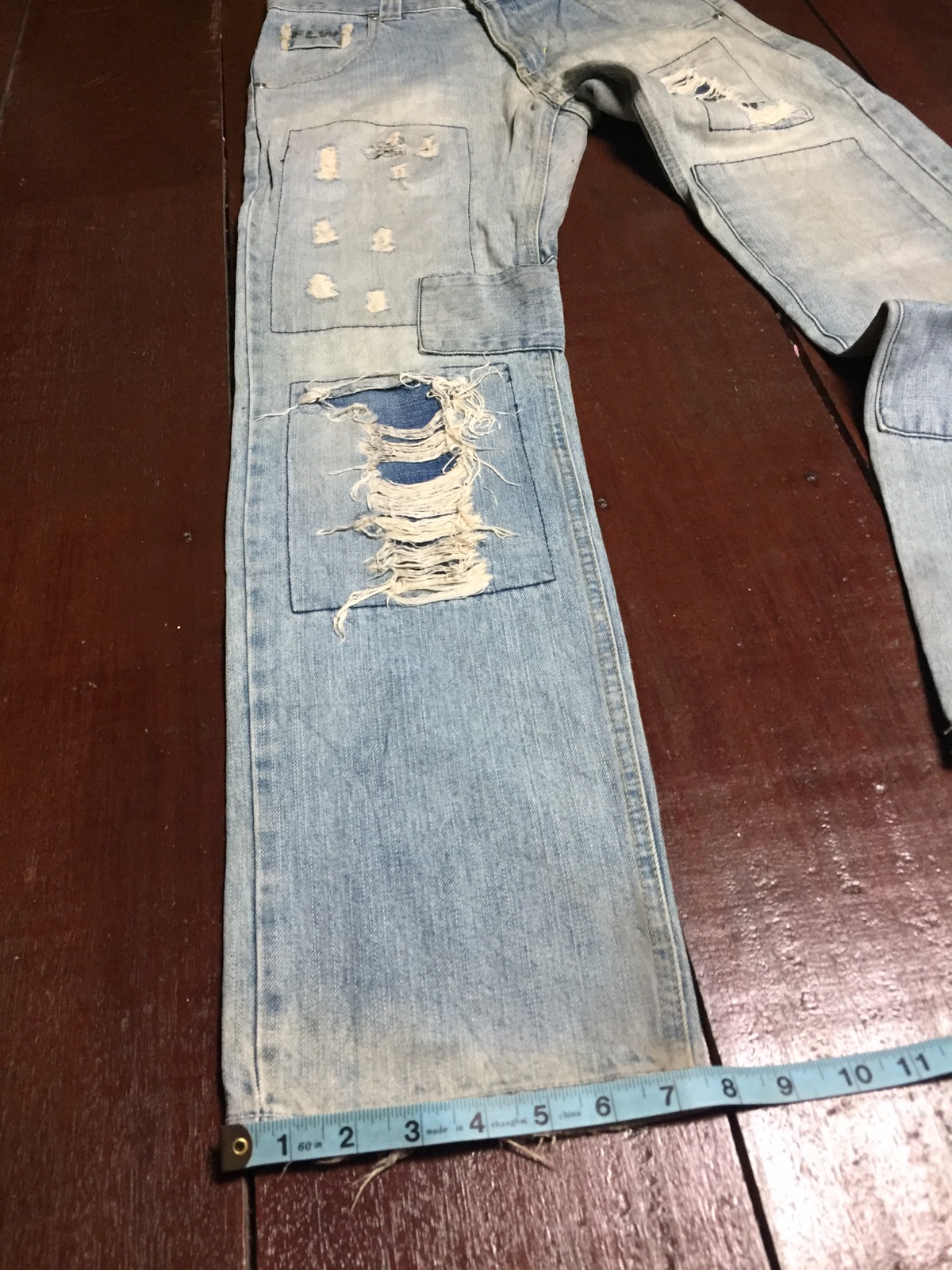 Quicksilver - Quicksilver distressed denim like kapital boro design - 10