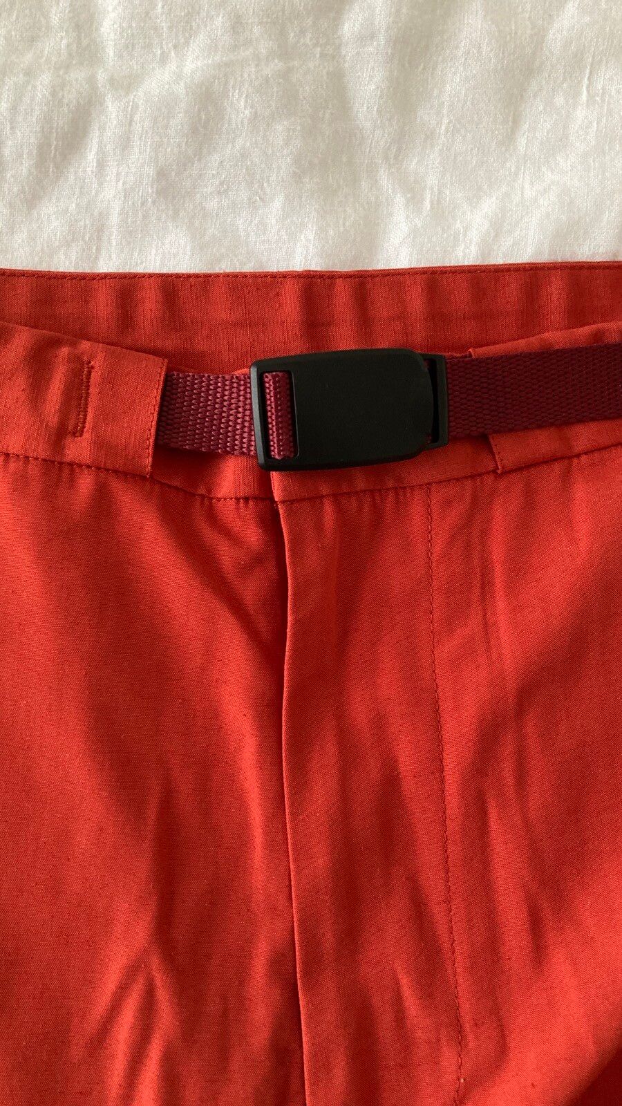 Nanamica - Deep Red Shorts - 34 - 1