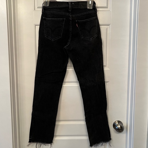 Levi’s Curvy Straight Black Jeans 25 - 2