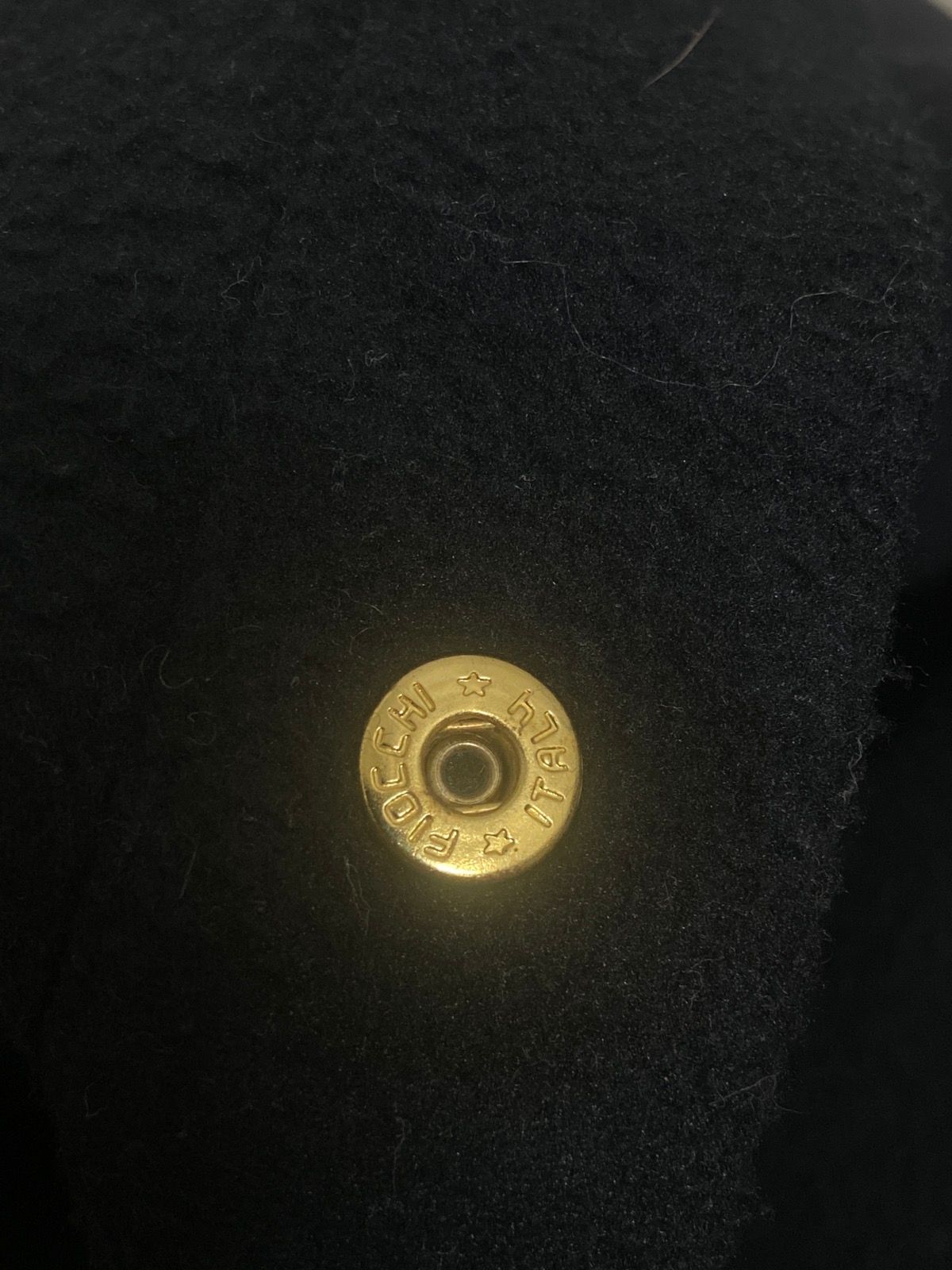 Gucci Gold Snap Button Fleece Jacket - 8