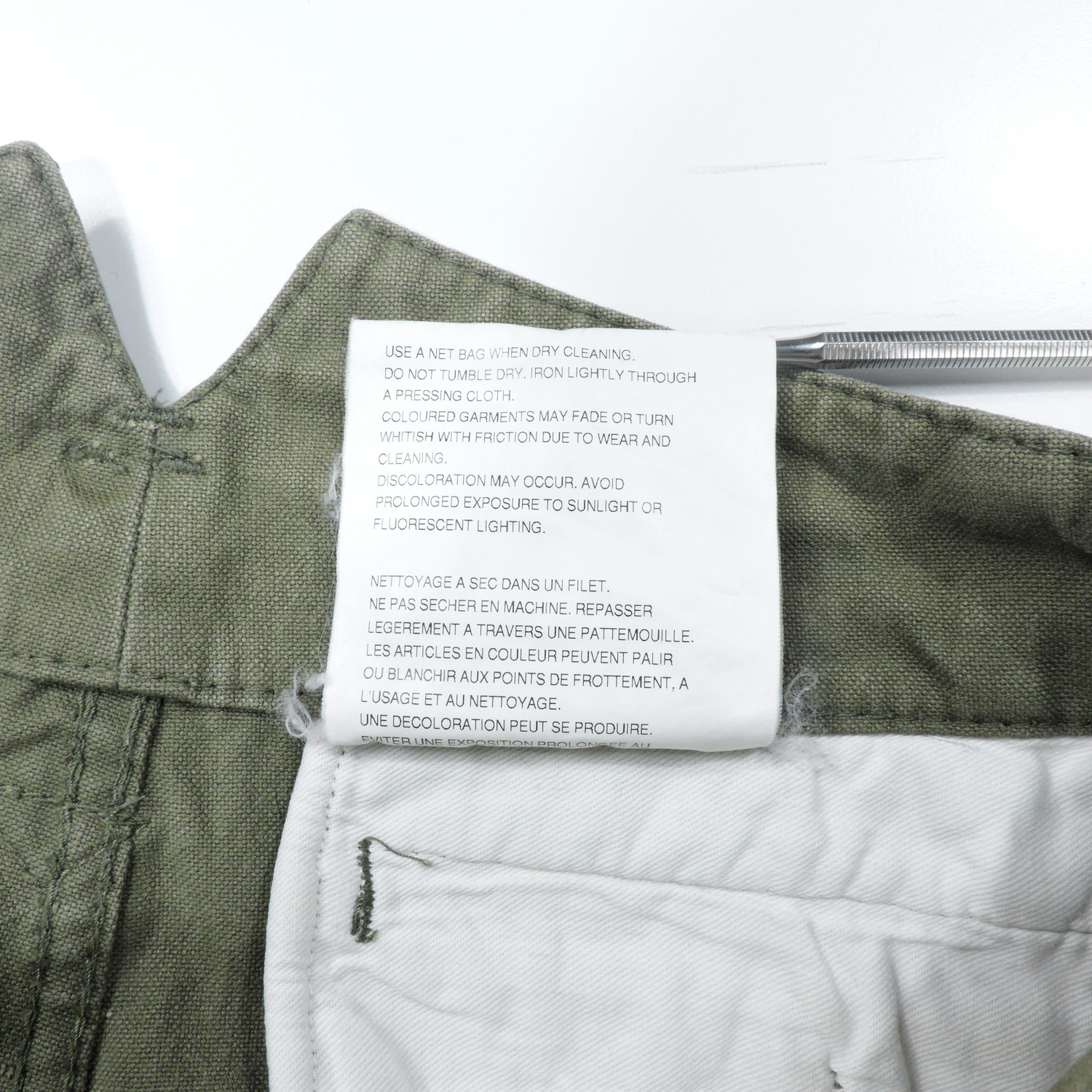 COMME DES GARÇONS 2010 MILITARY CANVAS JODHPURS PANTS - 6