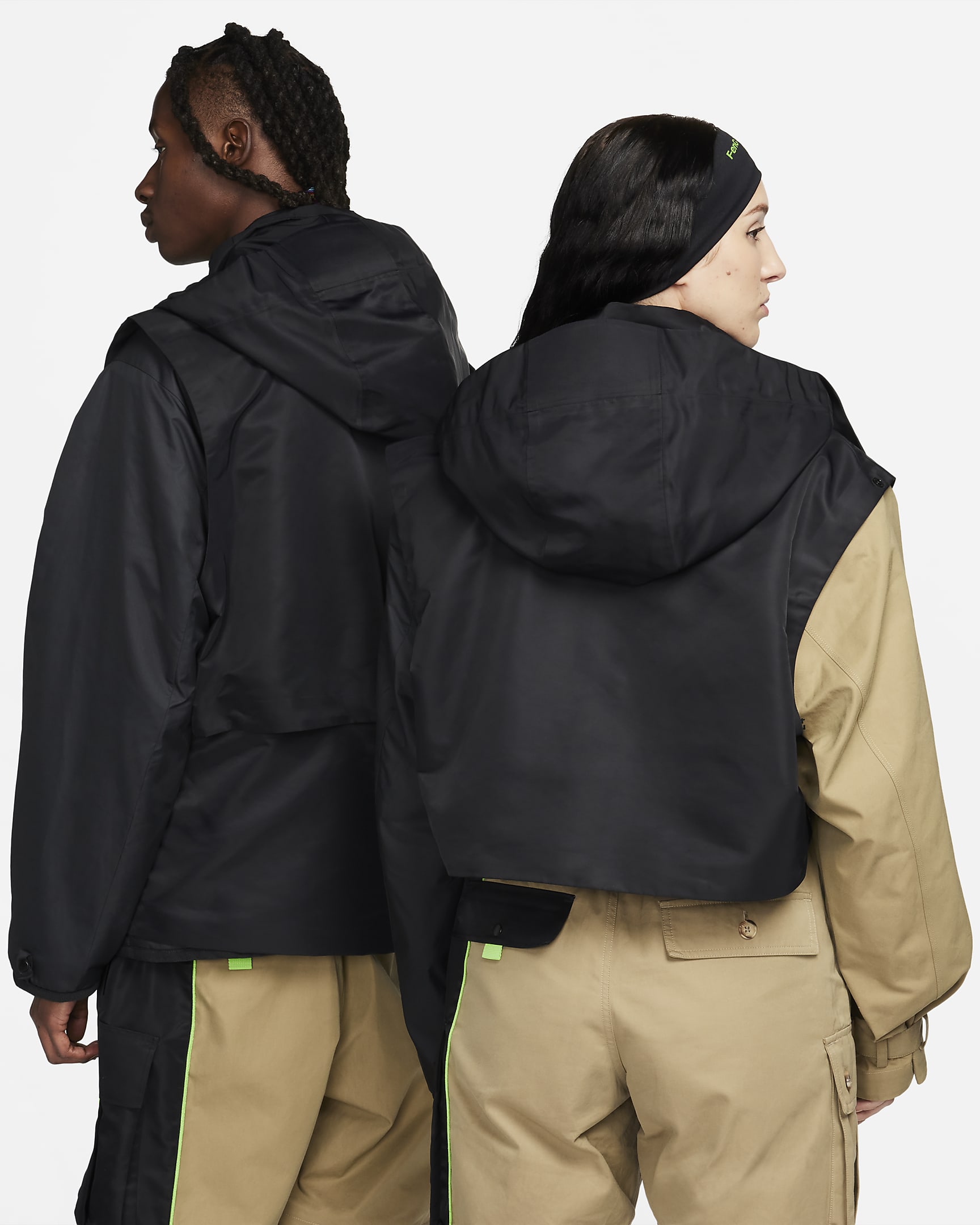 Nike Pro x FENG CHEN WANG 3-in-1 Transform Jacket 'Black' FW23 - 3