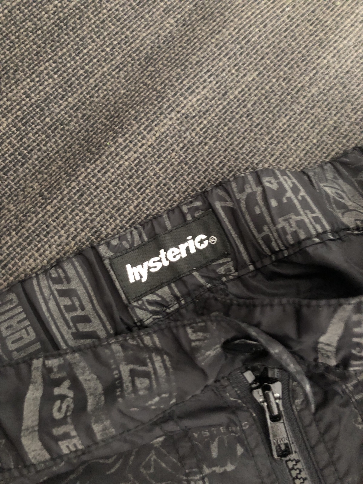 Hysteric Glamour 1990s Hysteric Glamour Reflective 3M Racing Logo Nylon Pant, jrlhzq